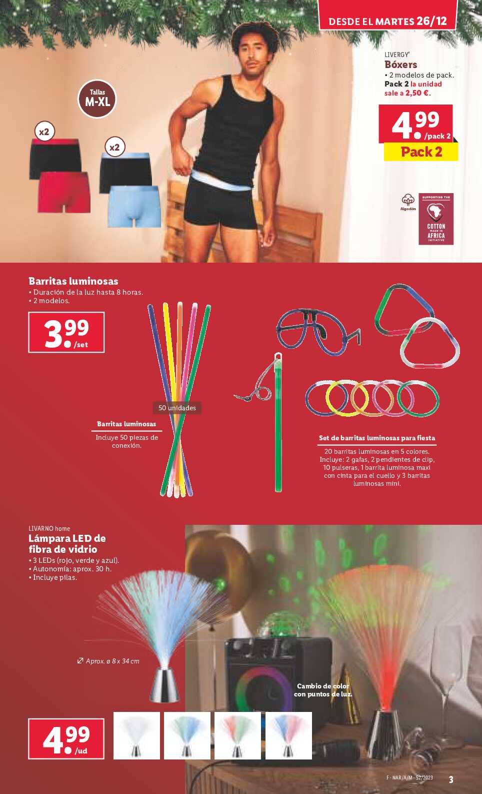 Folleto semanal bazar Lidl. Página 03