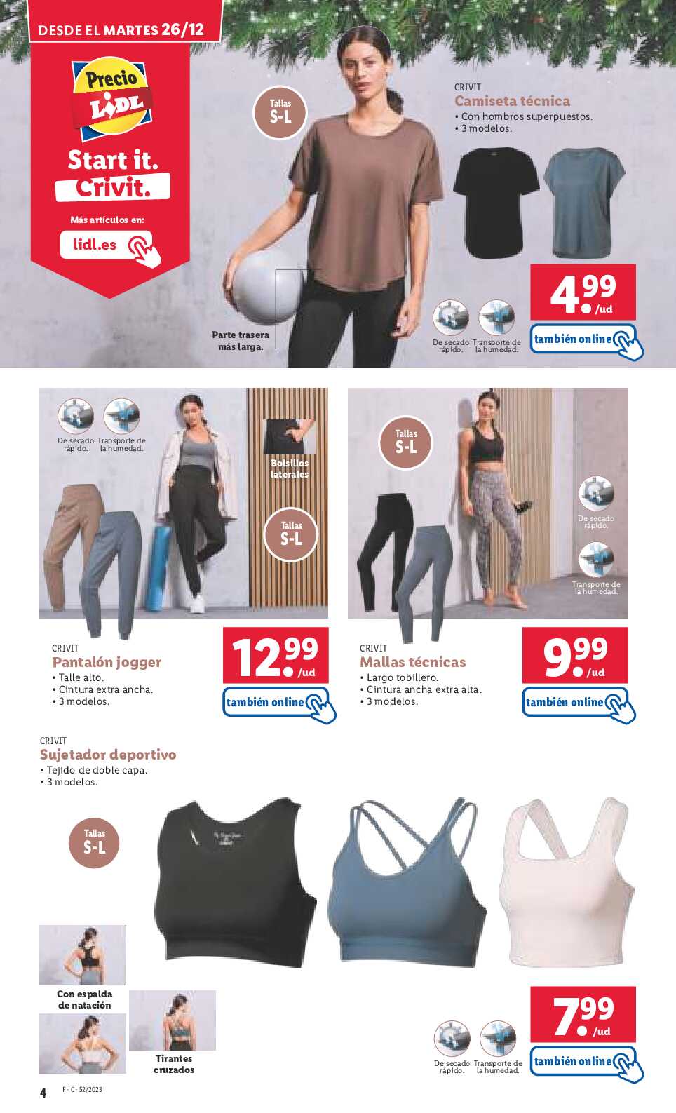 Folleto semanal bazar Lidl. Página 04