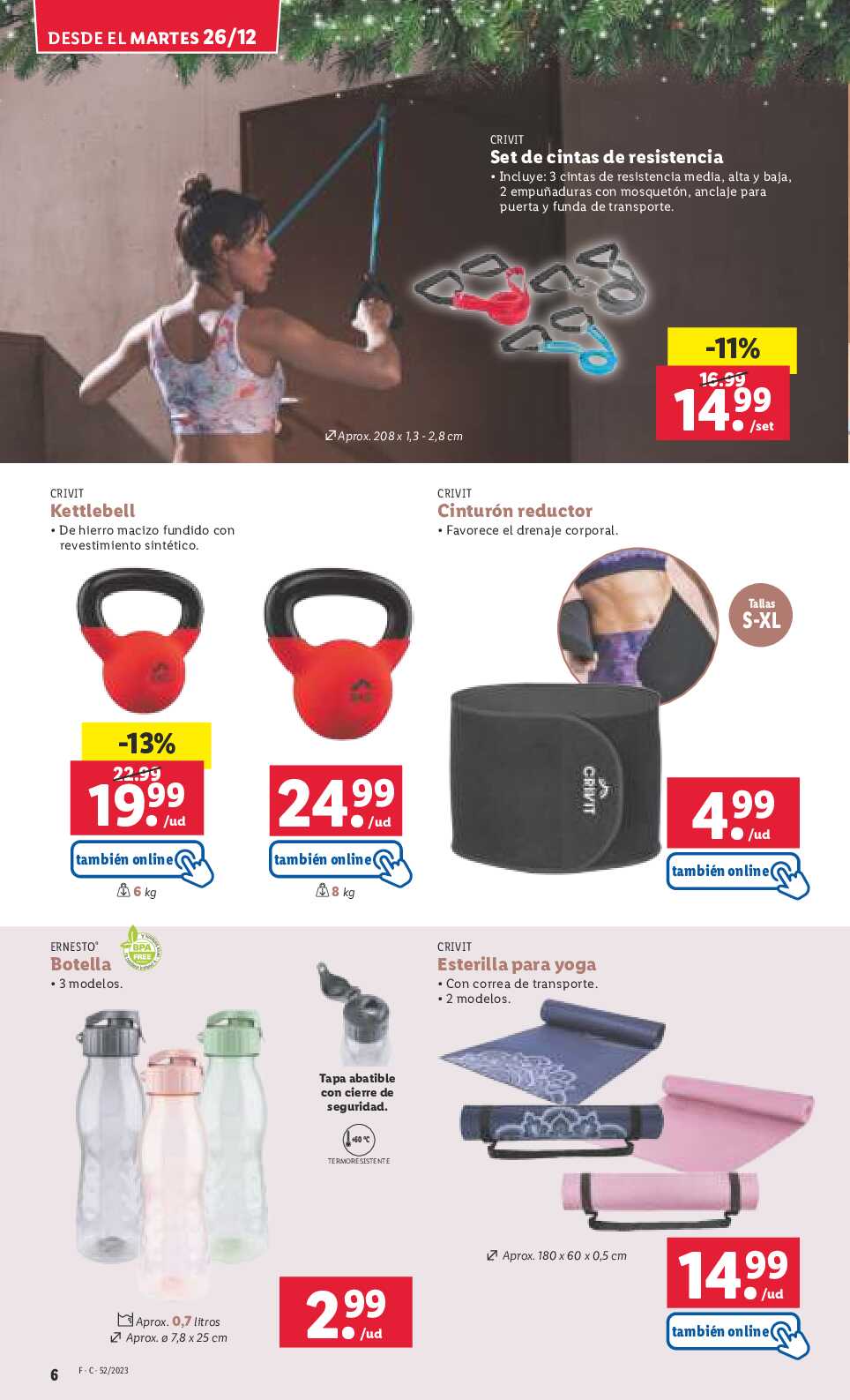 Folleto semanal bazar Lidl. Página 06