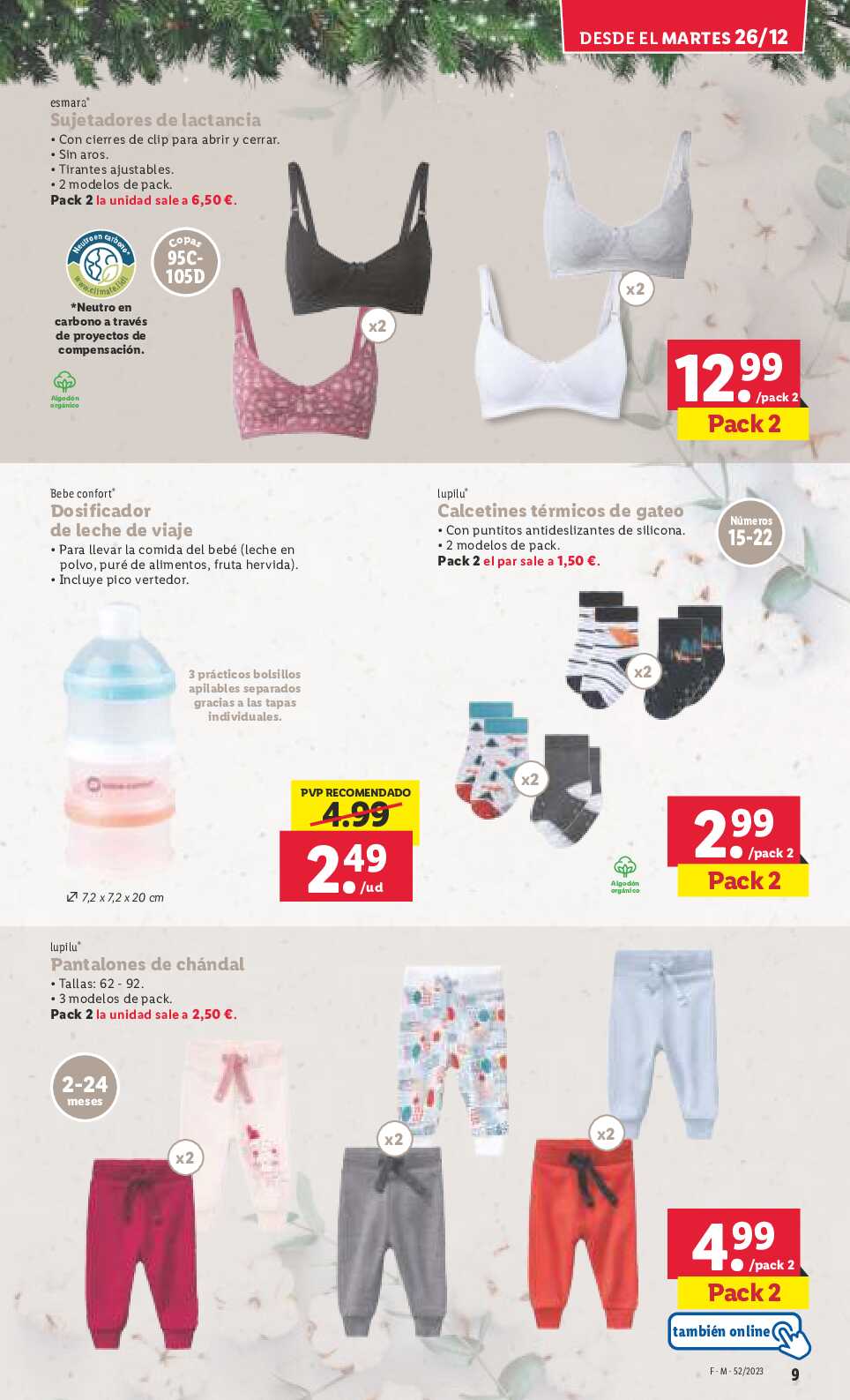 Folleto semanal bazar Lidl. Página 09
