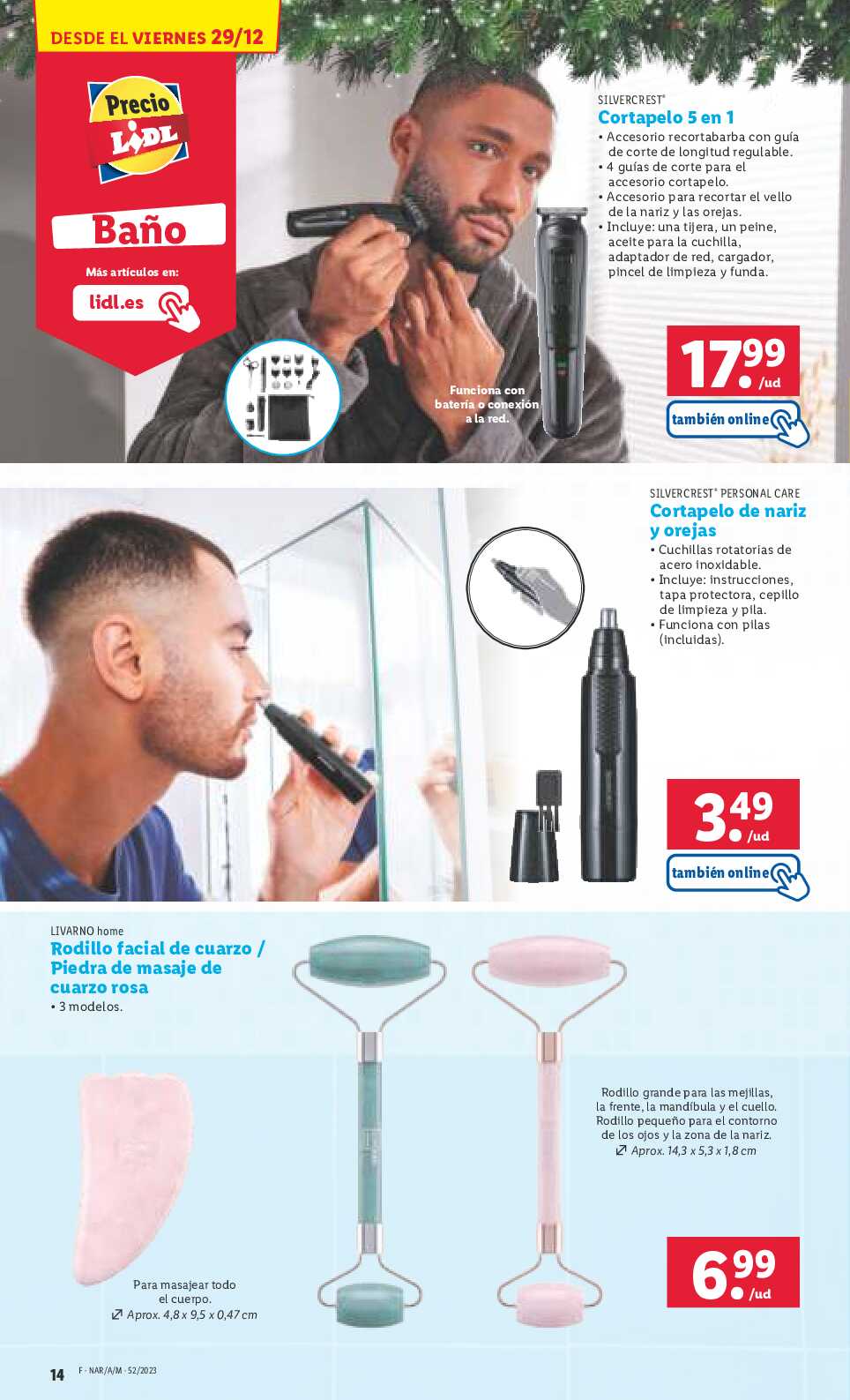 Folleto semanal bazar Lidl. Página 14