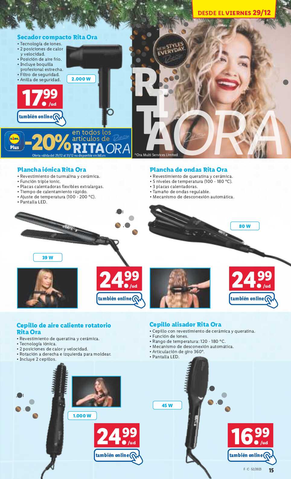 Folleto semanal bazar Lidl. Página 15