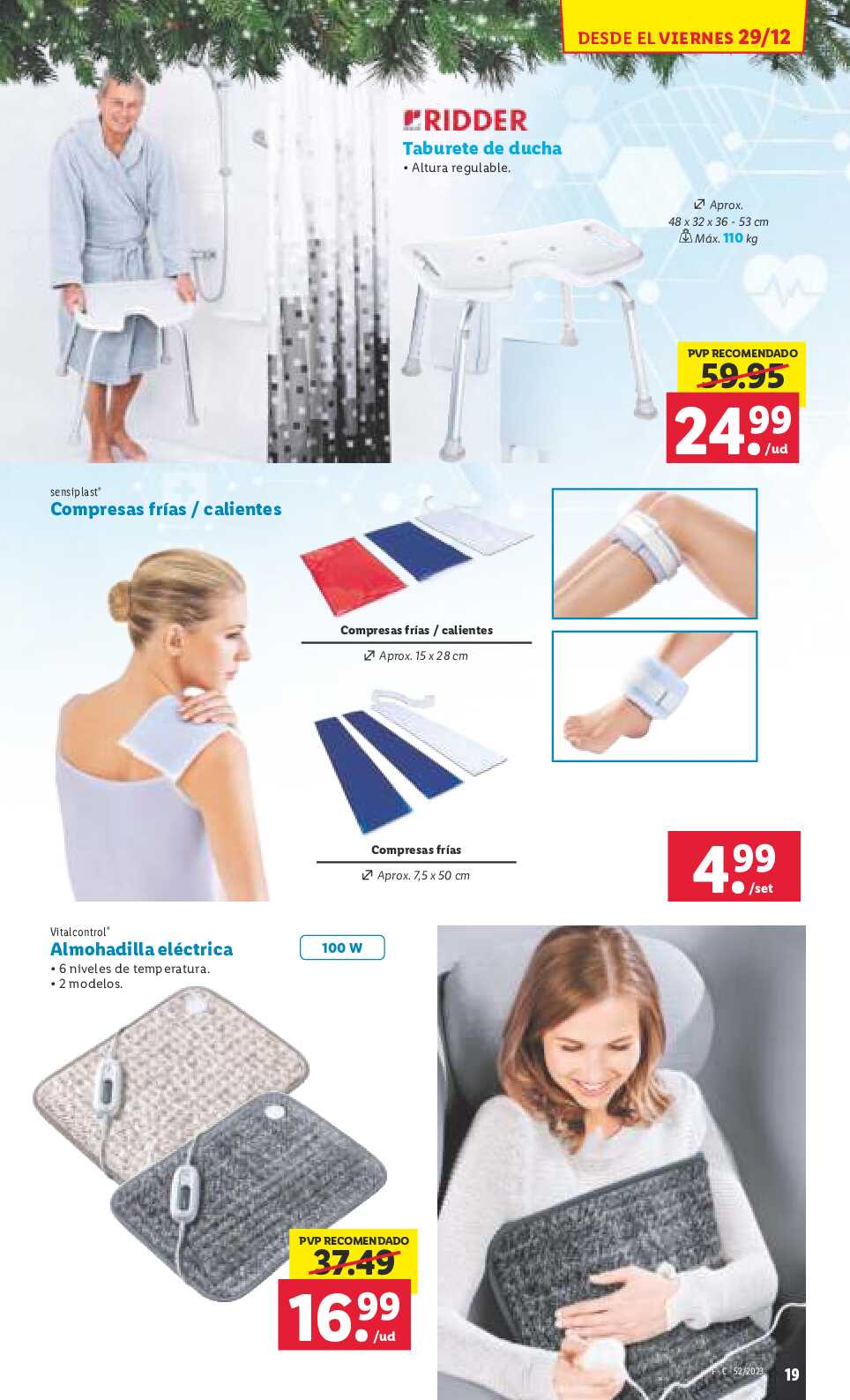 Folleto semanal bazar Lidl. Página 19