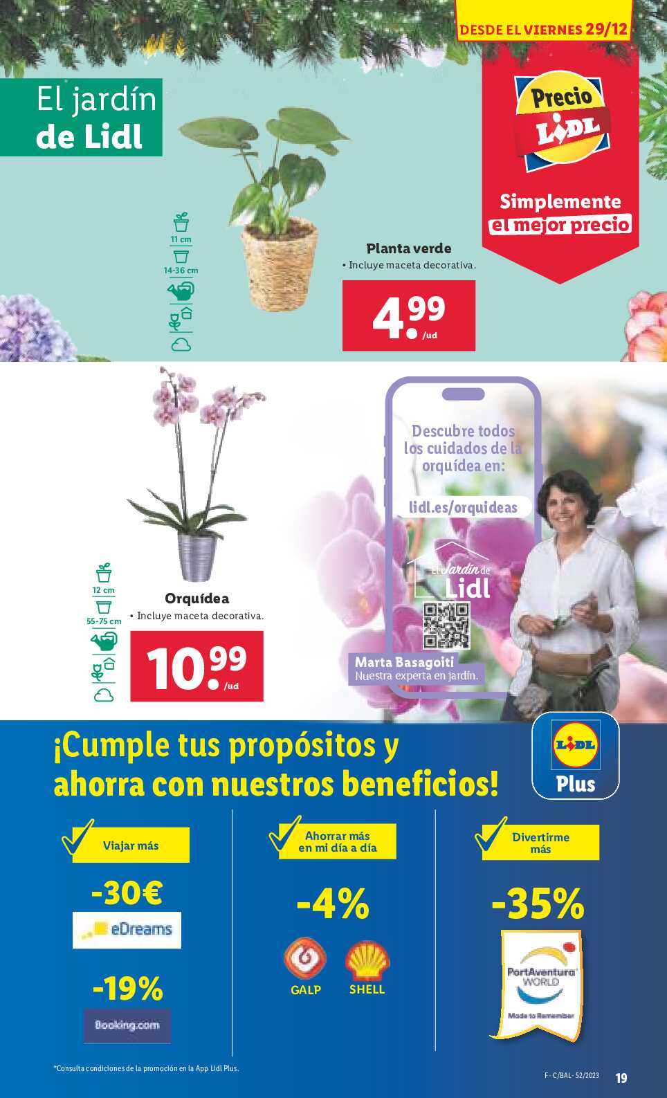 Folleto semanal bazar Lidl. Página 39