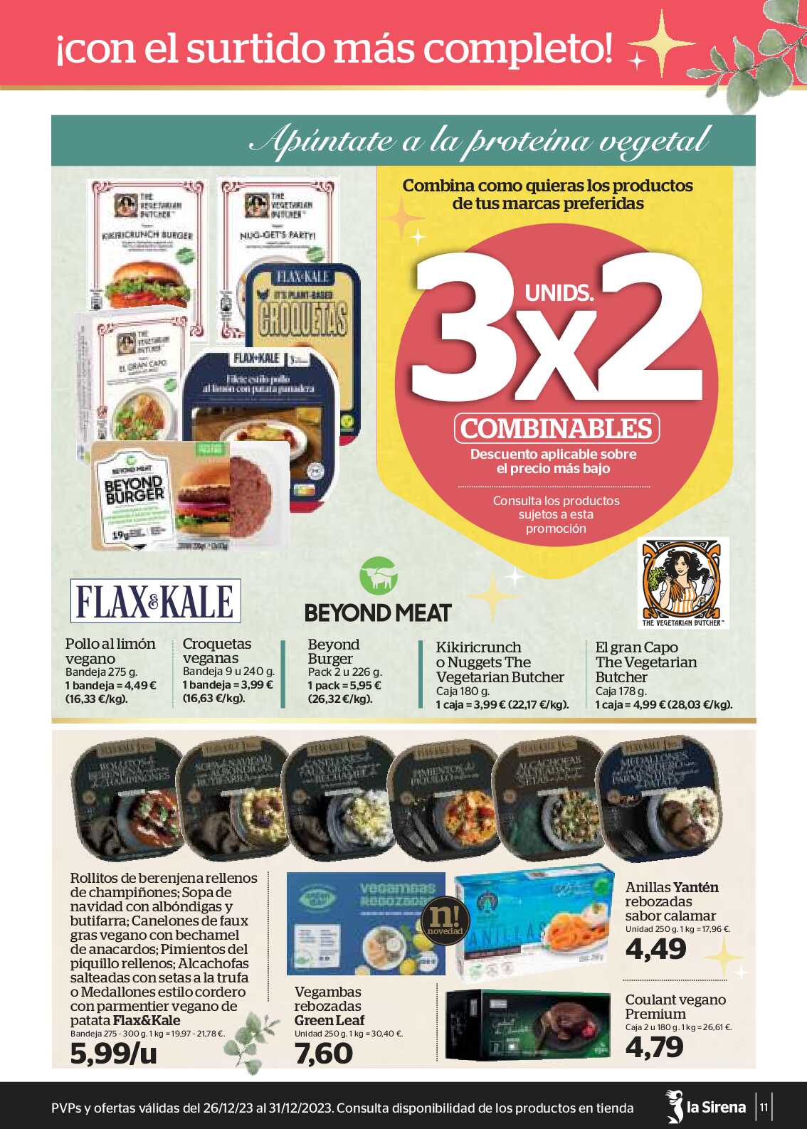Folleto semanal La Sirena. Página 11