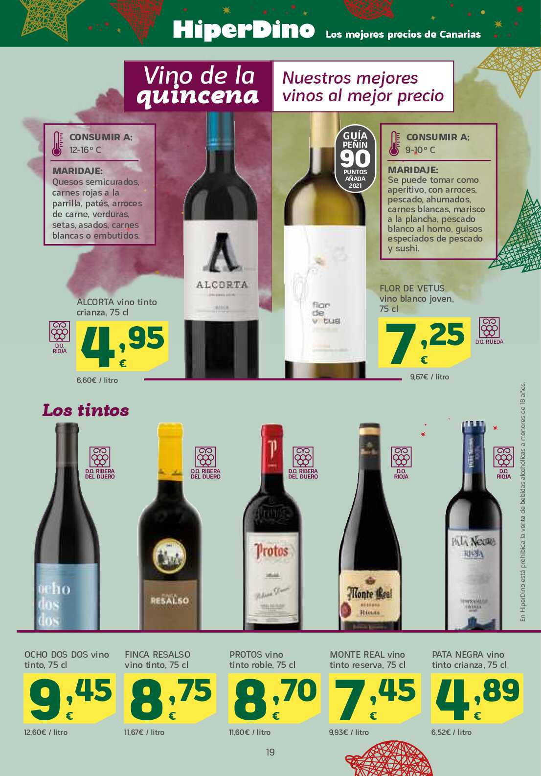 Folleto quincenal HiperDino. Página 19