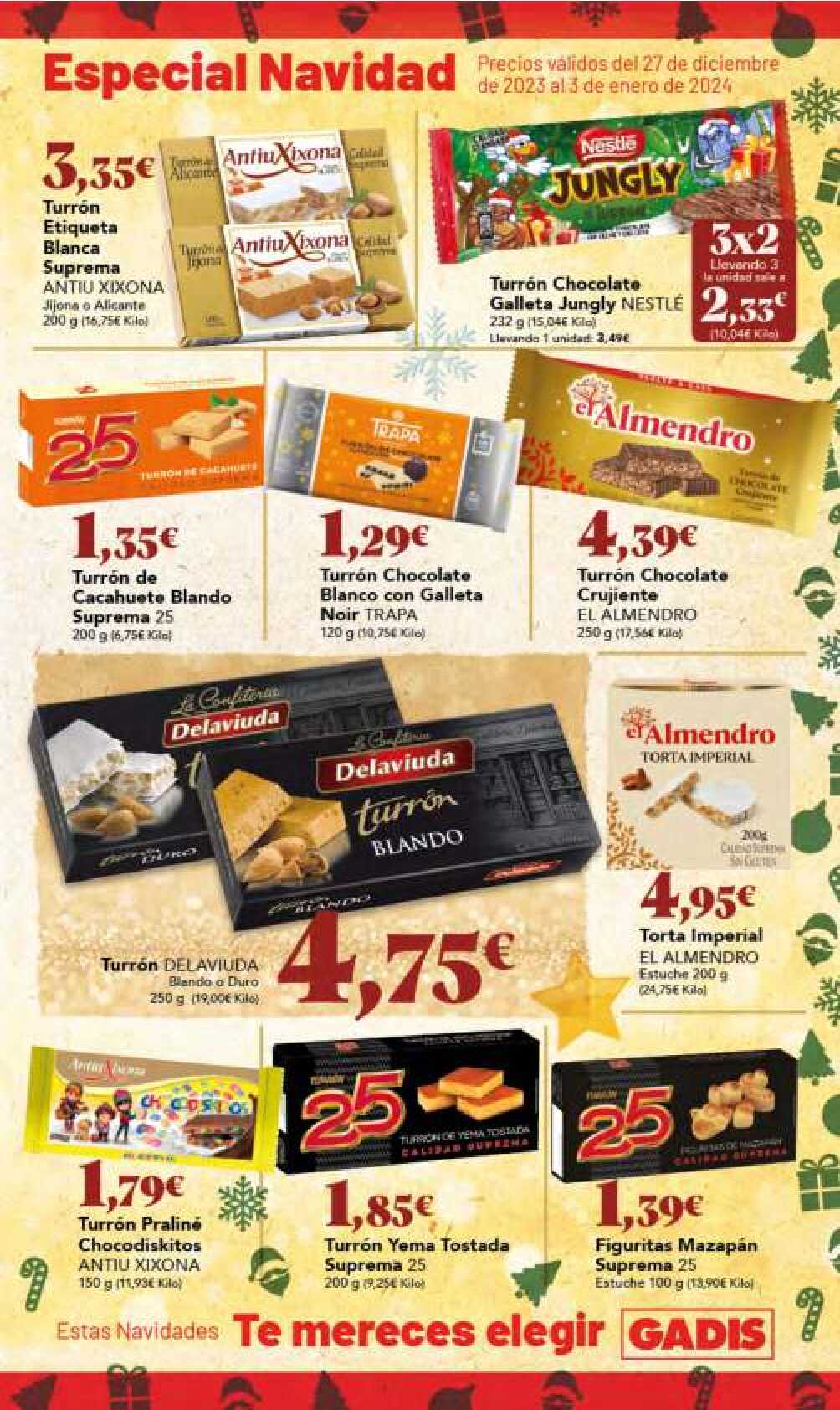 Folleto semanal Gadis. Página 25