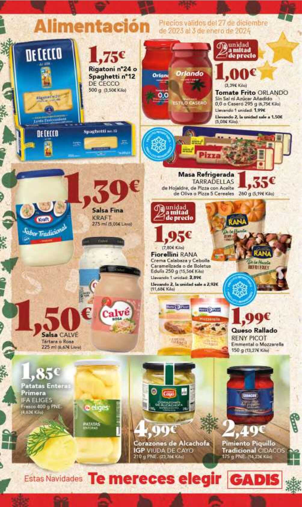 Folleto semanal Gadis. Página 28