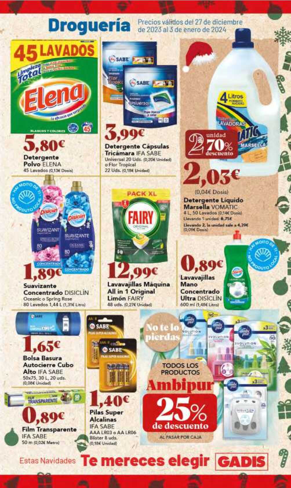 Folleto semanal Gadis. Página 41
