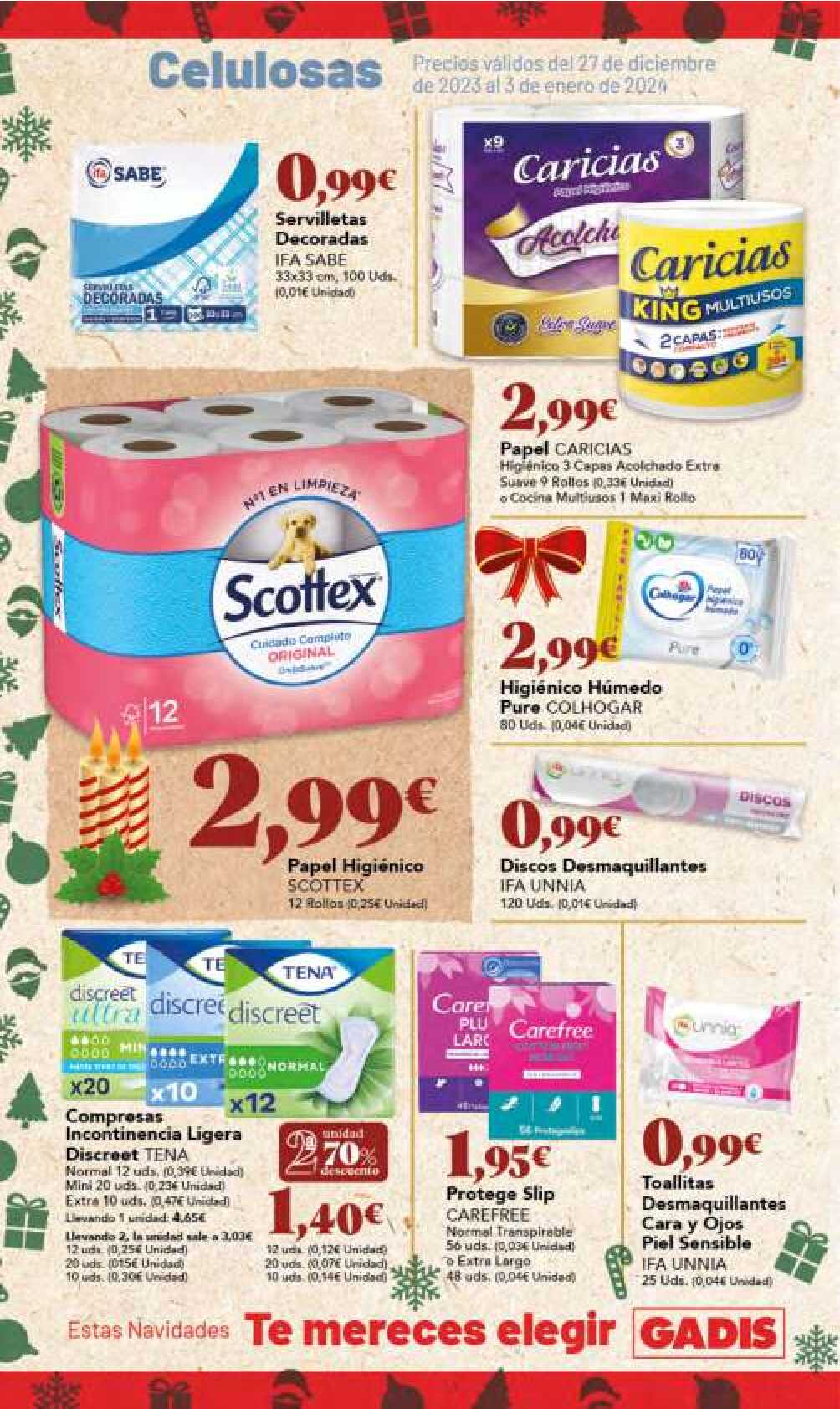 Folleto semanal Gadis. Página 42