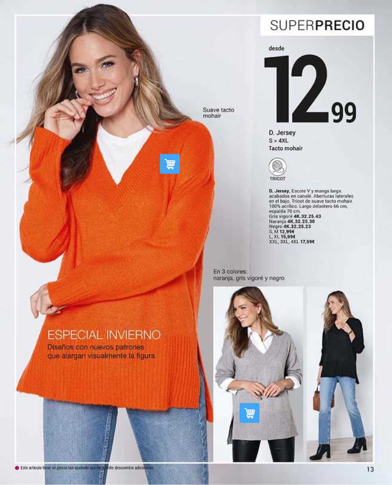 Catálogo Invierno Venca. Página 13