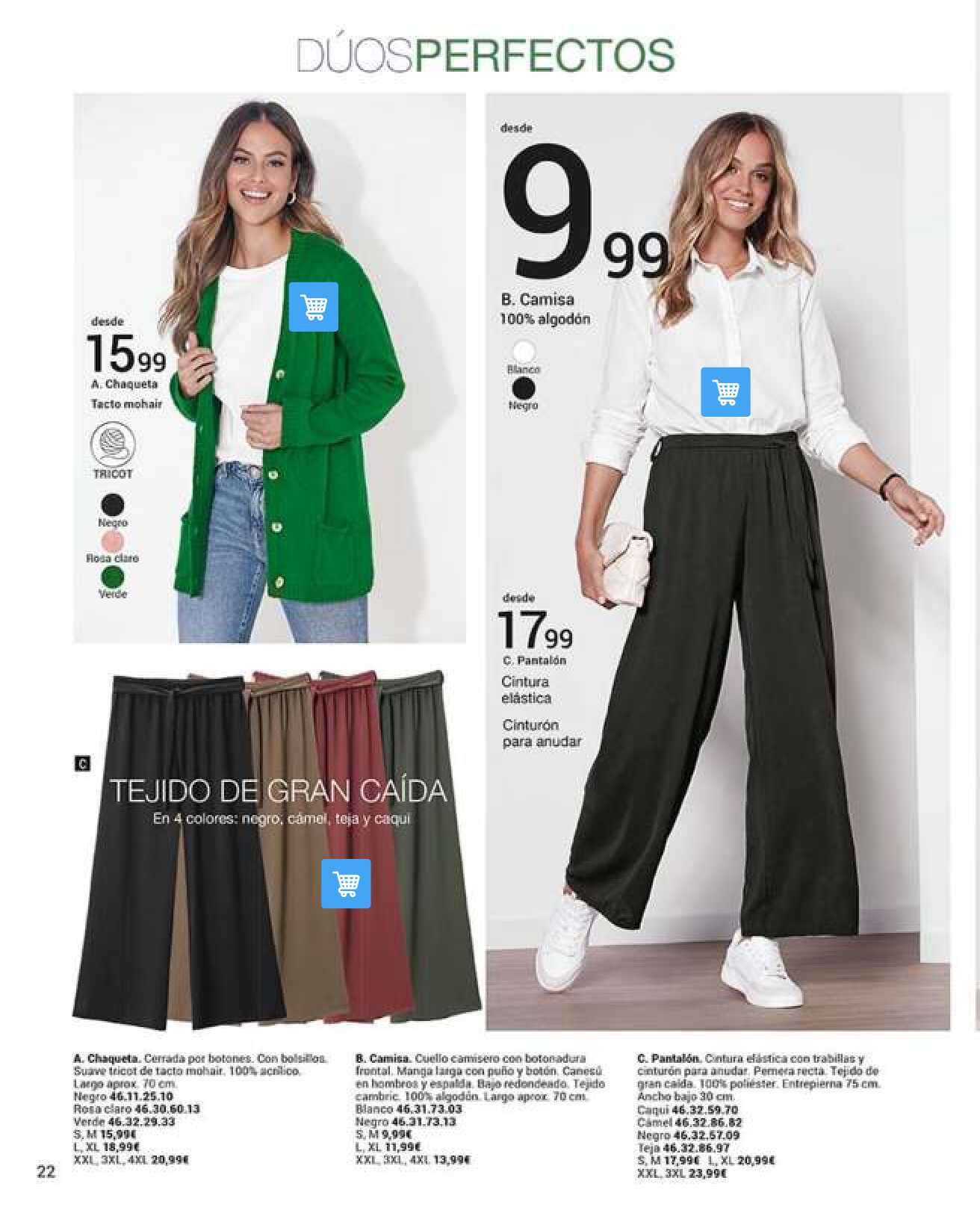 Catálogo Invierno Venca. Página 22