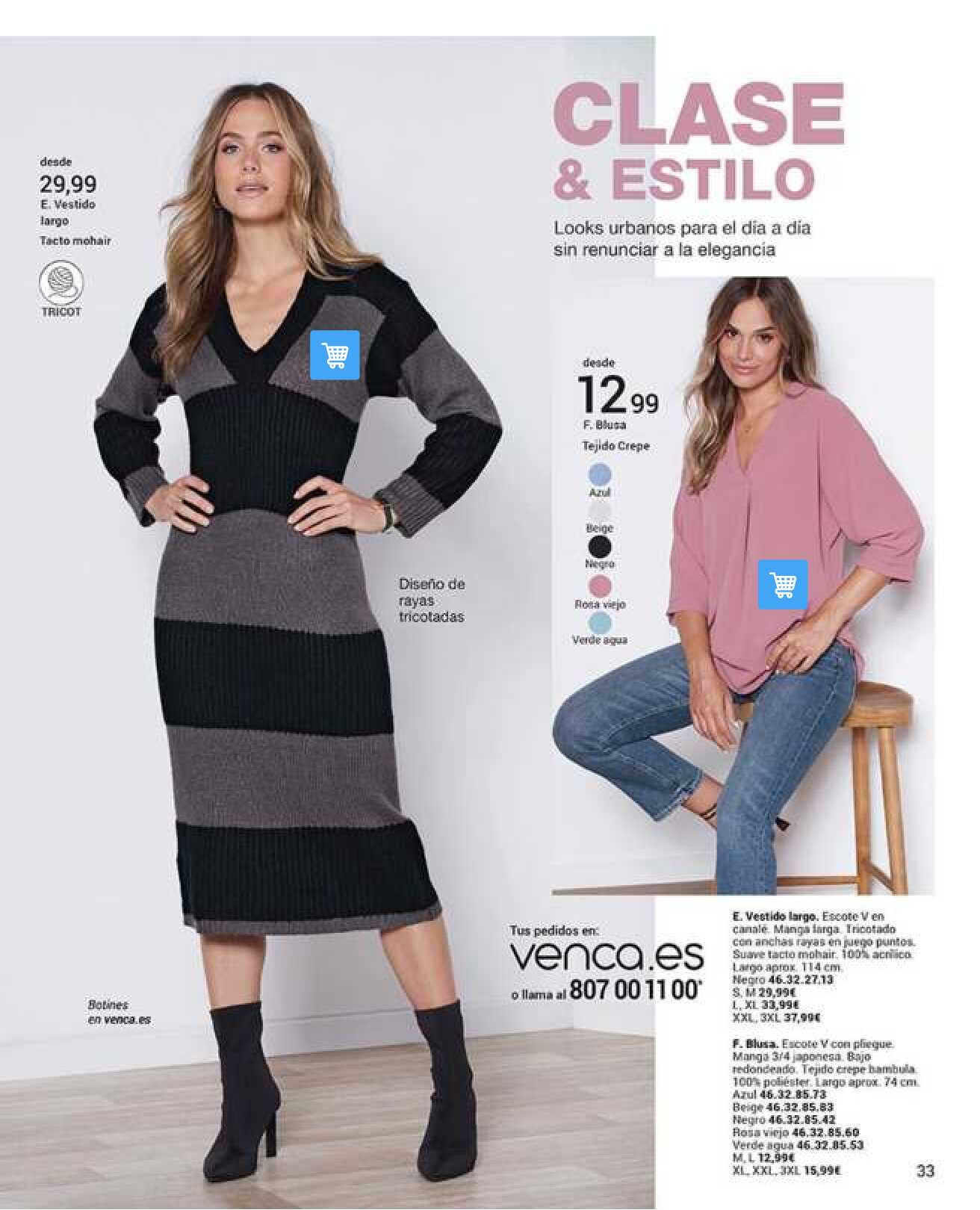 Catálogo Invierno Venca. Página 33