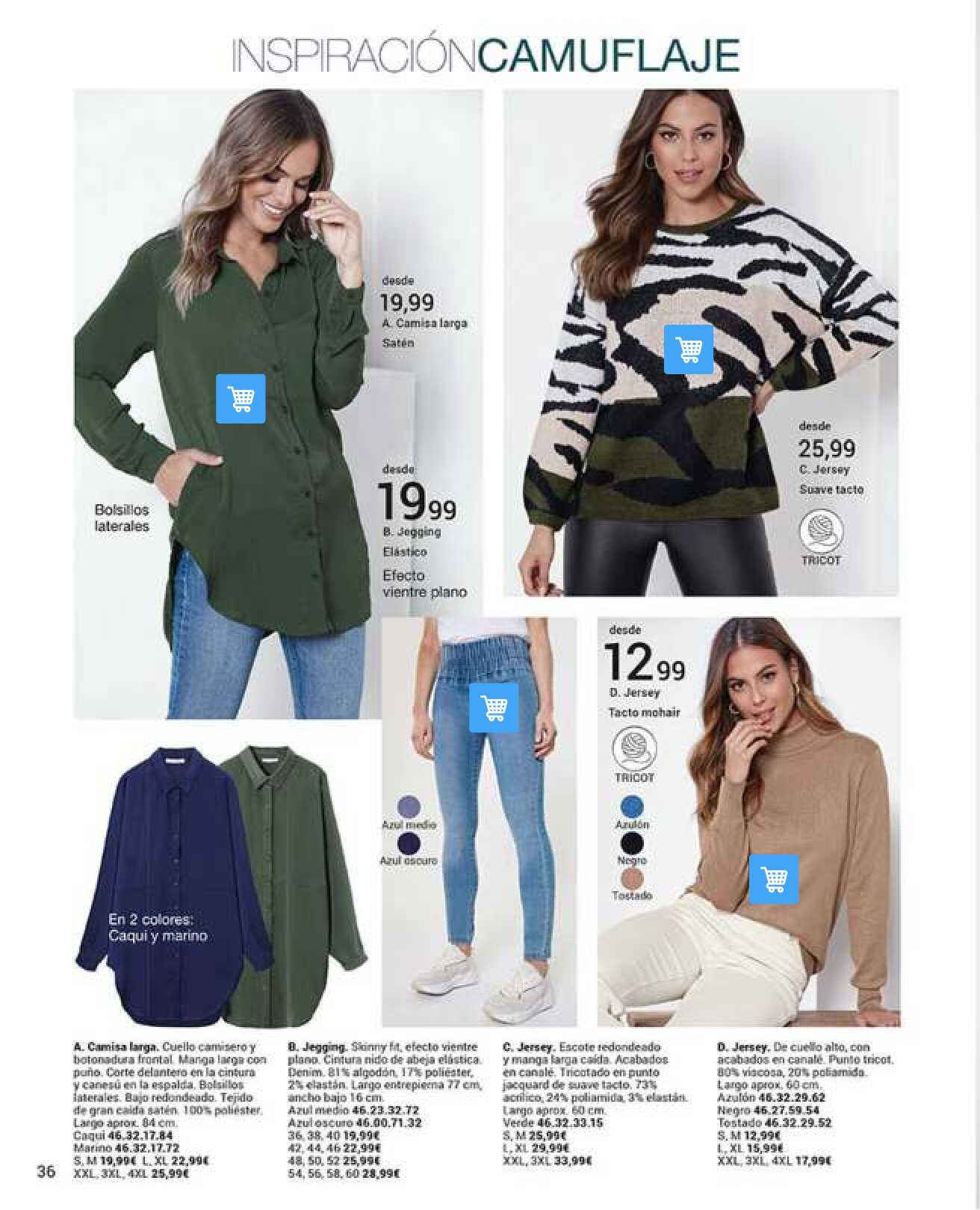 Catálogo Invierno Venca. Página 36