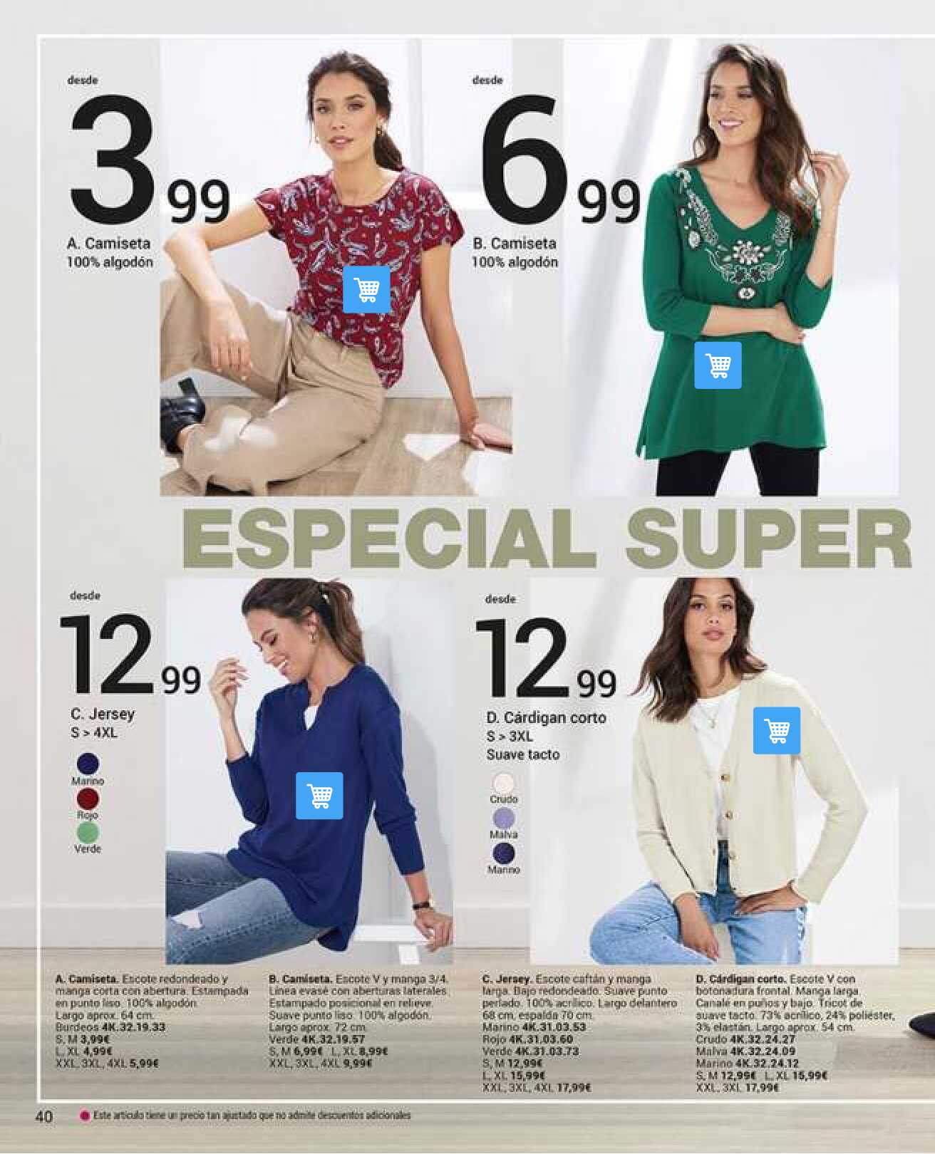 Catálogo Invierno Venca. Página 40