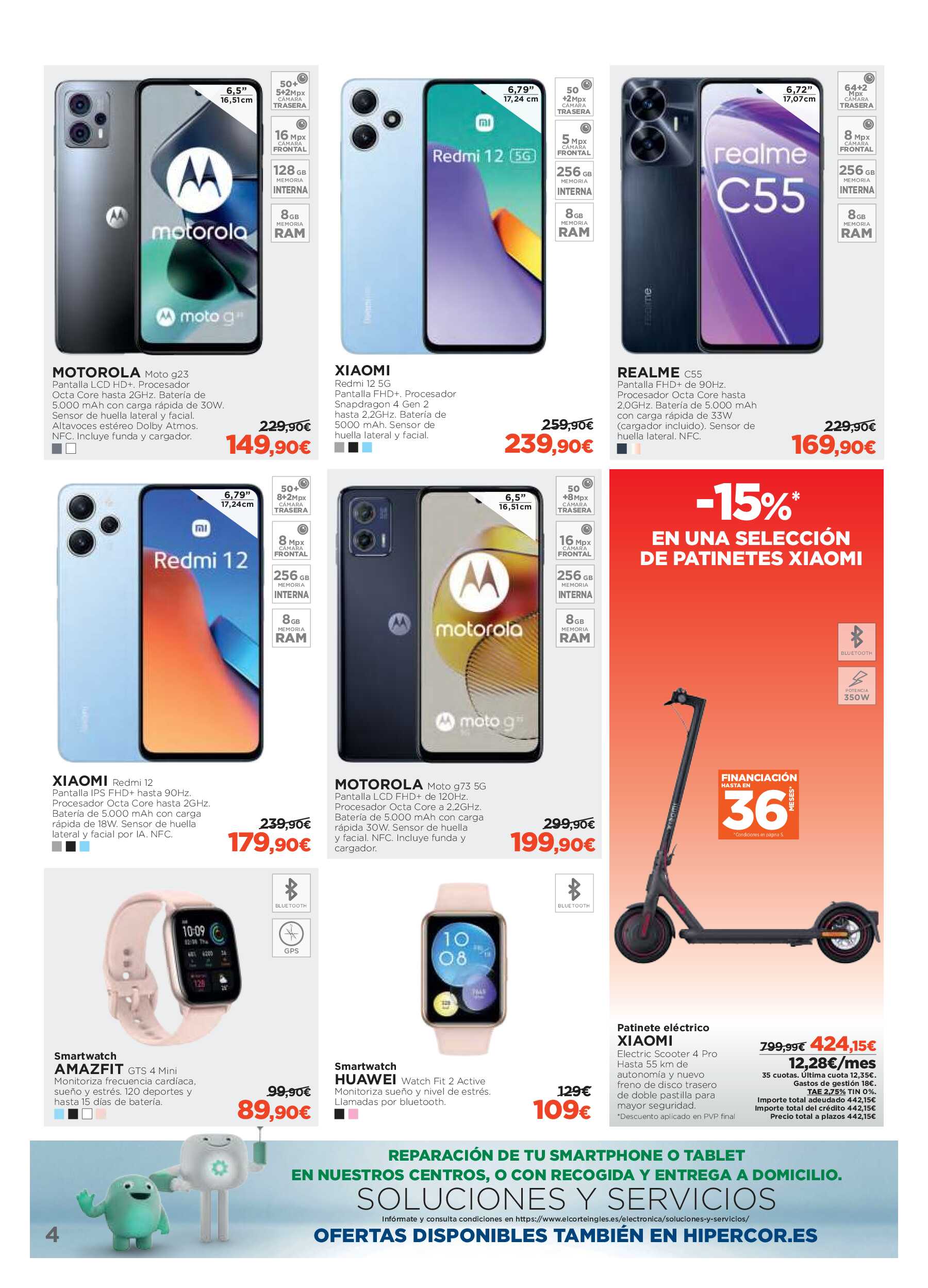Tecnoprecios El Corte Inglés. Página 04