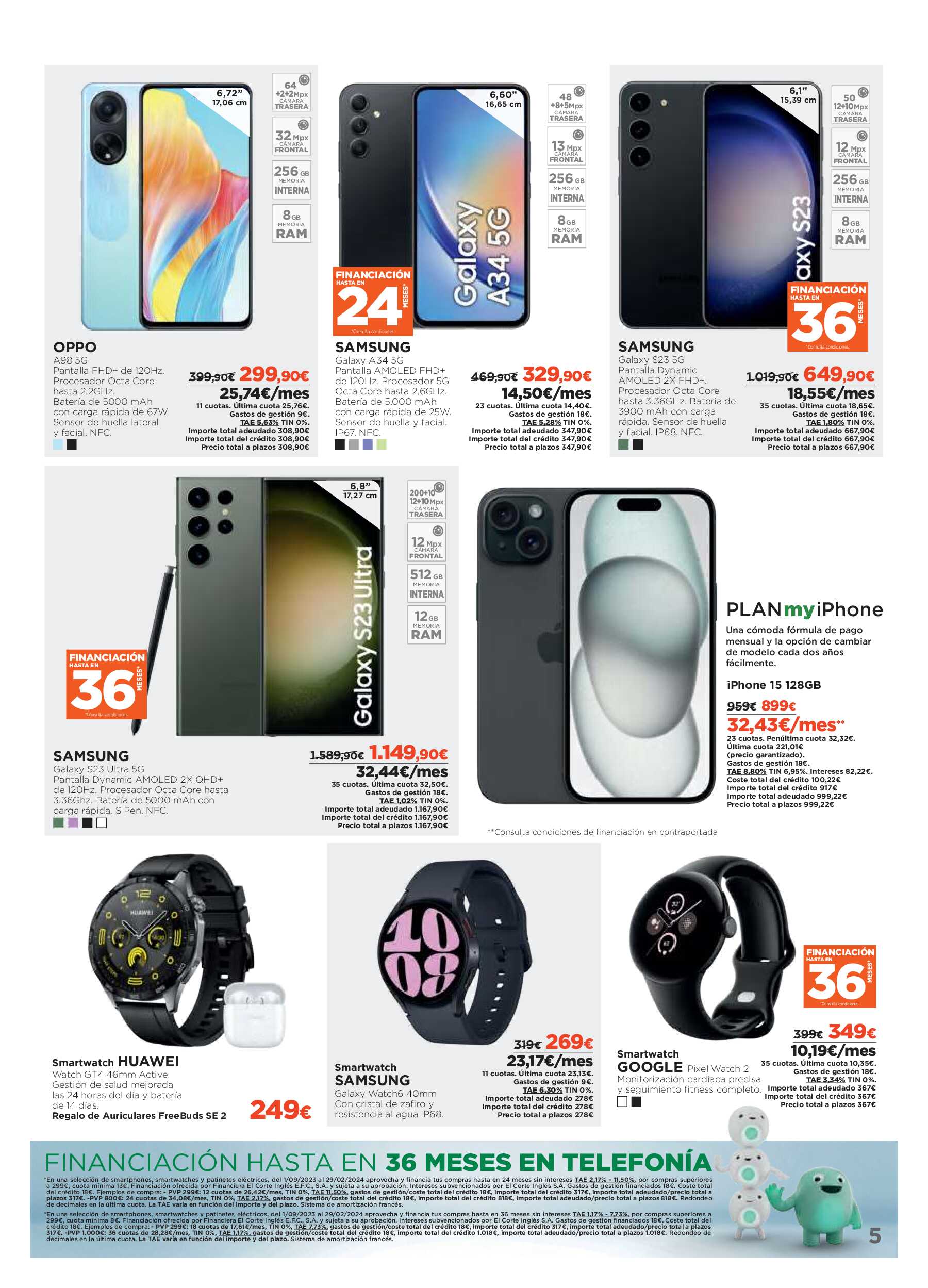 Tecnoprecios El Corte Inglés. Página 05