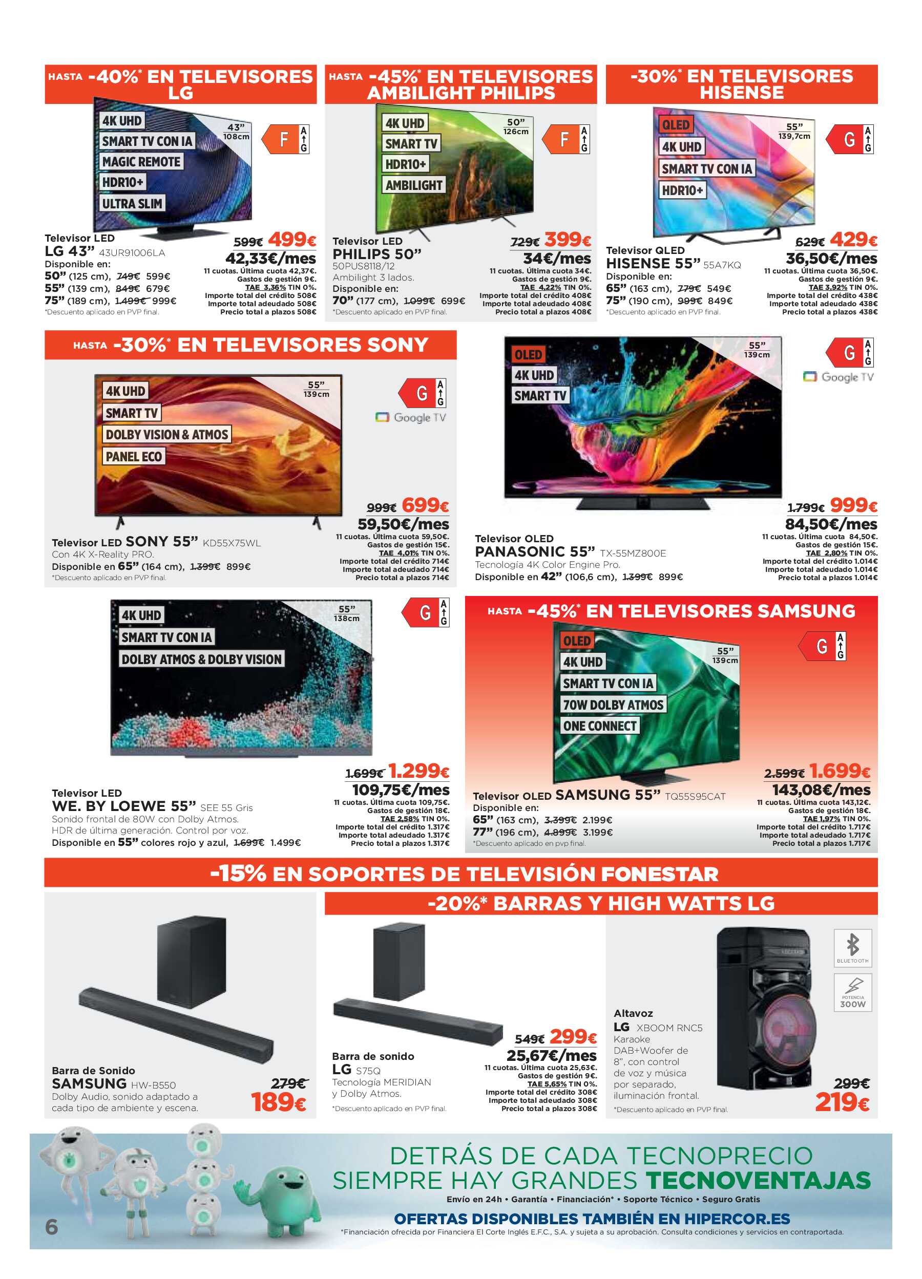 Tecnoprecios El Corte Inglés. Página 06