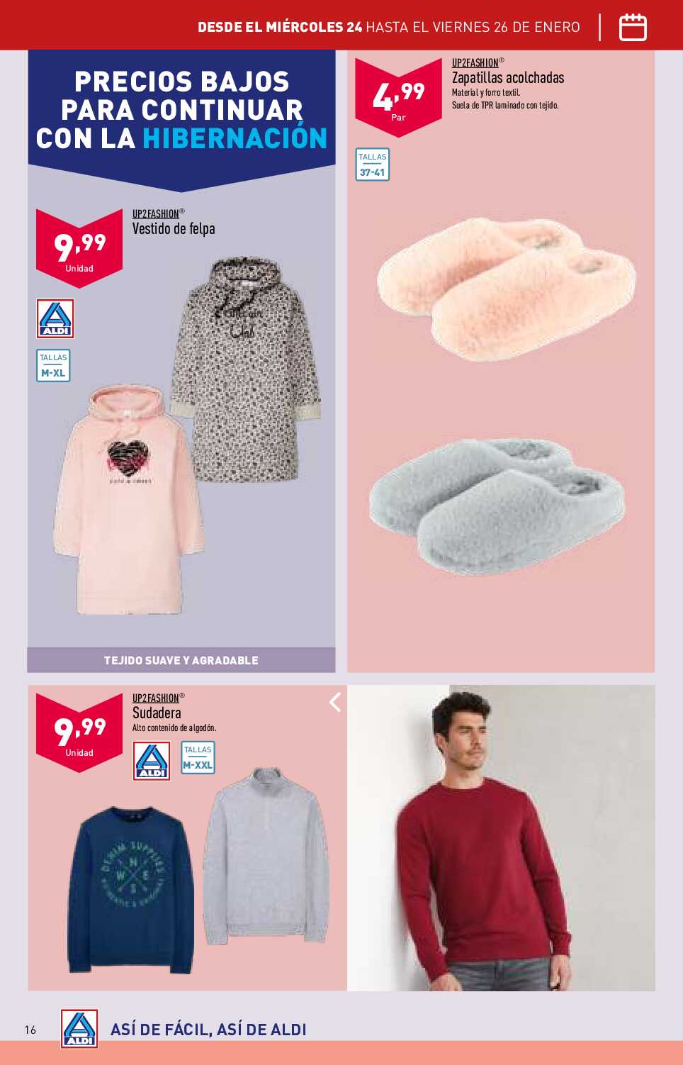 Folleto semanal Aldi. Página 16