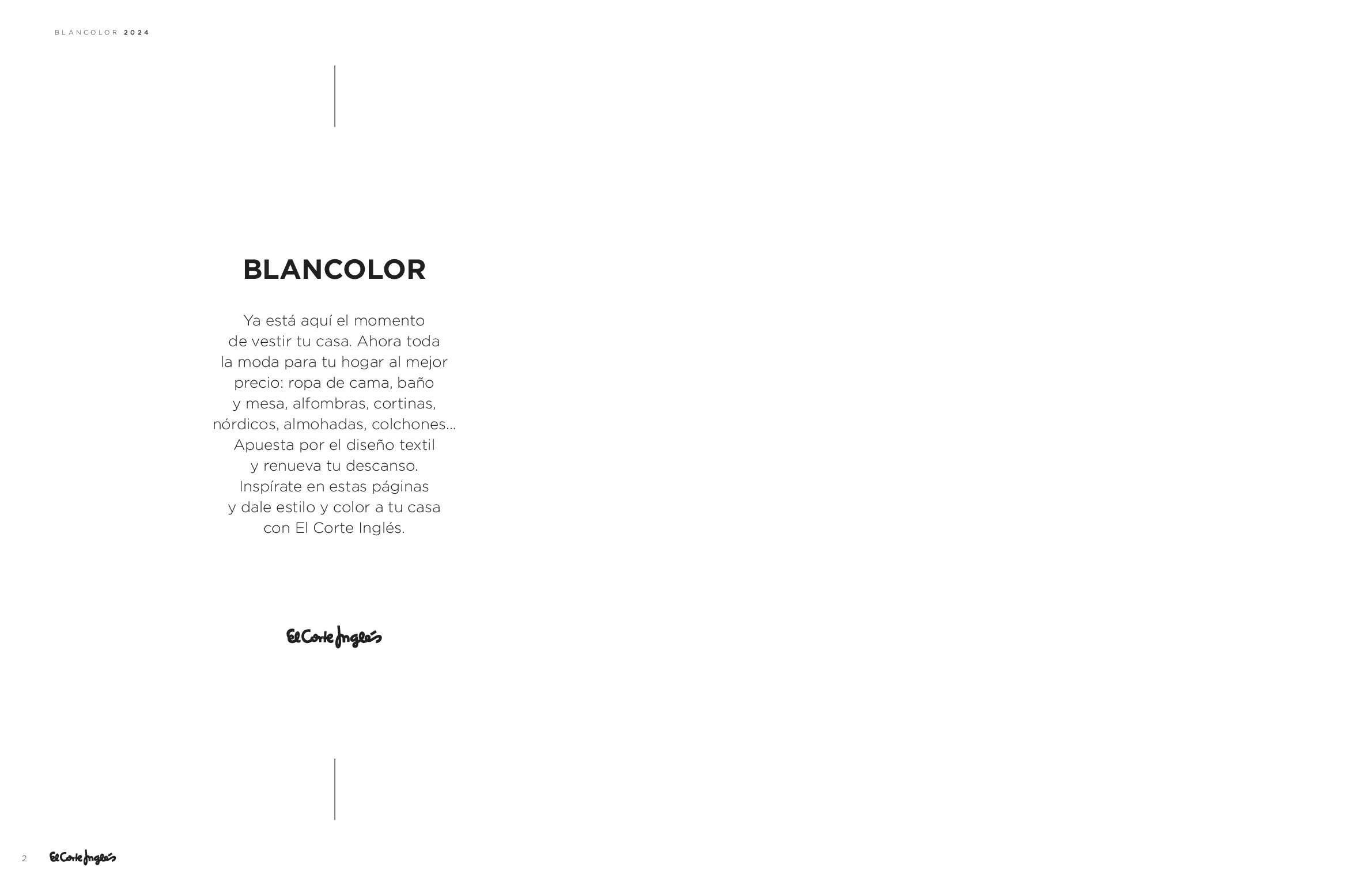 Blancolor El Corte Inglés. Página 02