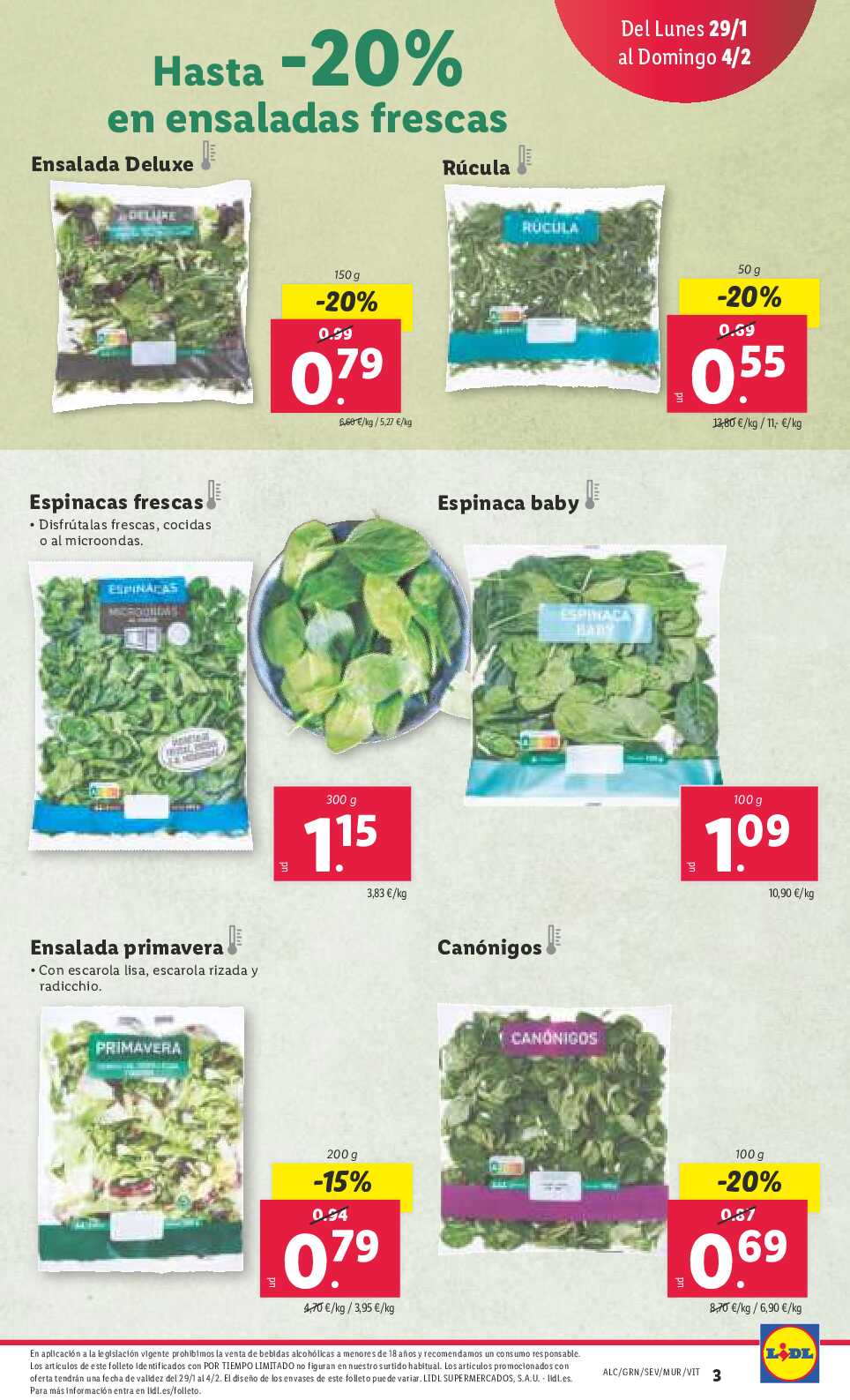 Folleto semanal Lidl. Página 03