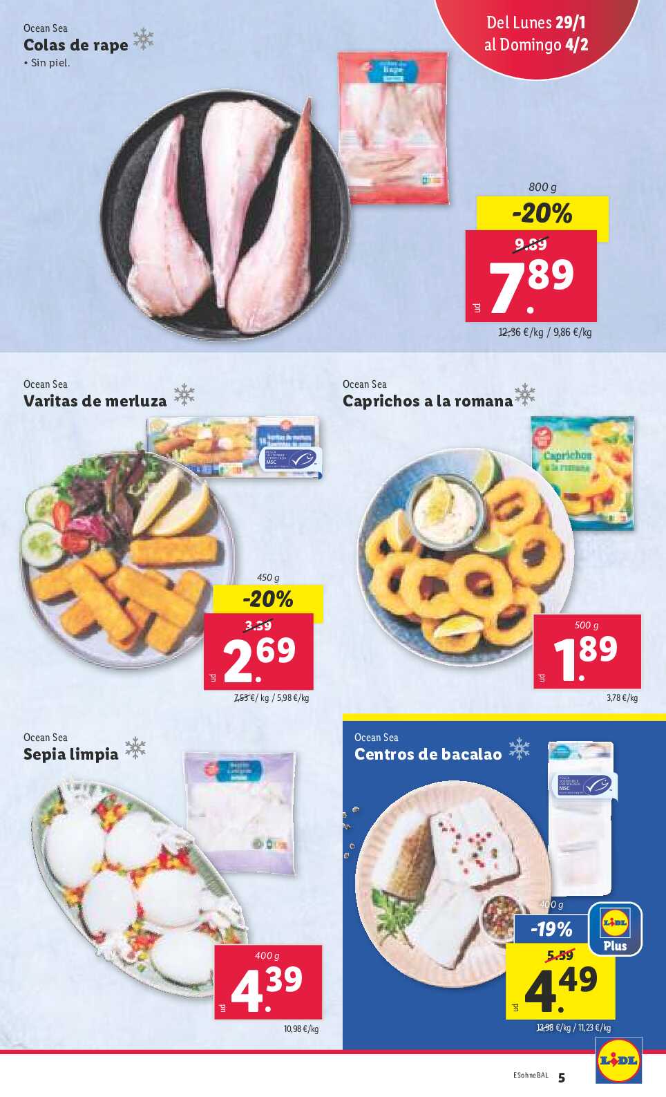 Folleto semanal Lidl. Página 05
