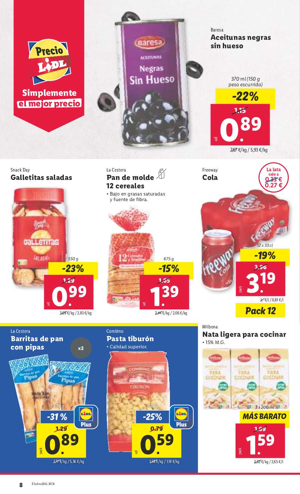 Folleto semanal Lidl. Página 08