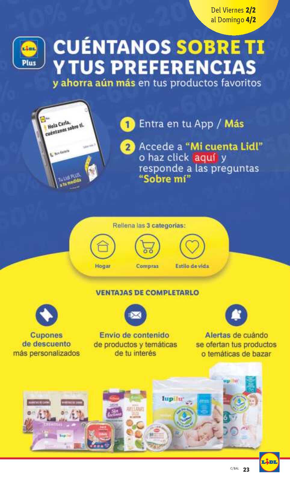 Folleto semanal Lidl. Página 23