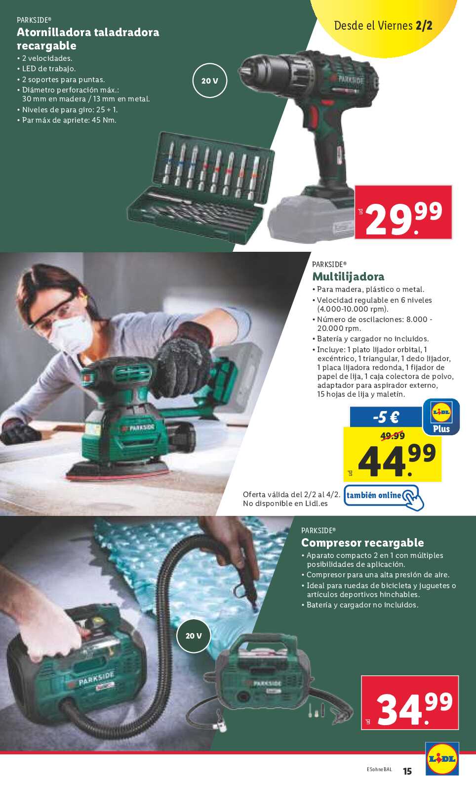 Folleto semanal Lidl. Página 39