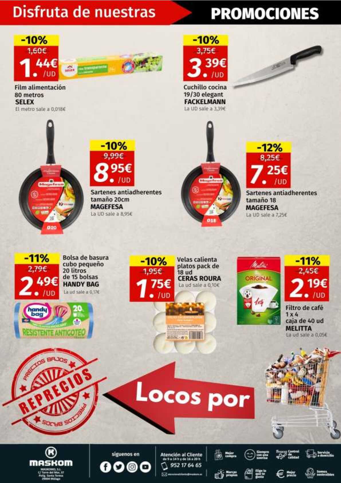 Folleto ofertas febrero Maskom. Página 16