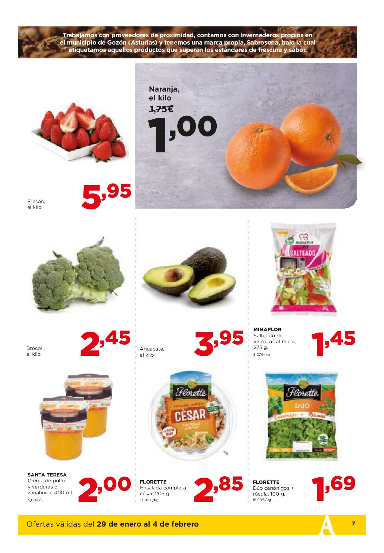 Folleto semanal Alimerka. Página 07