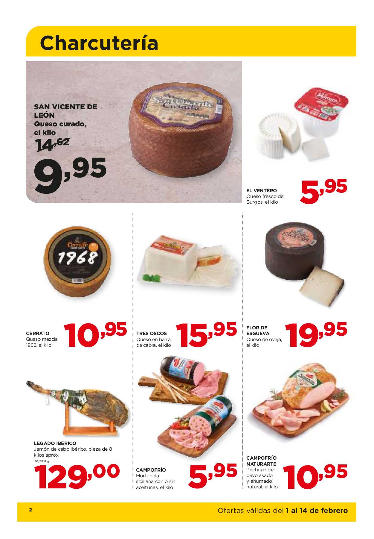 Folleto quincenal Alimerka. Página 02