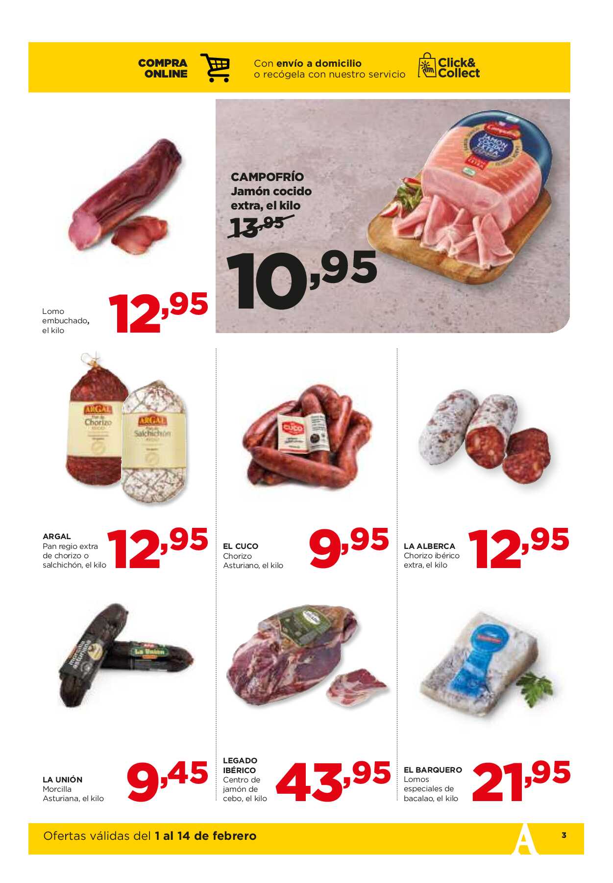 Folleto quincenal Alimerka. Página 03
