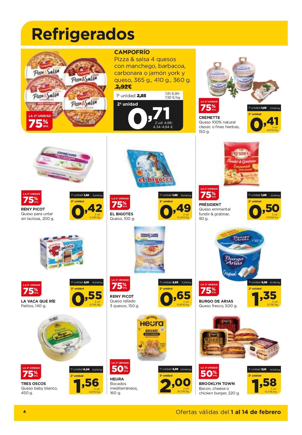 Folleto quincenal Alimerka. Página 04
