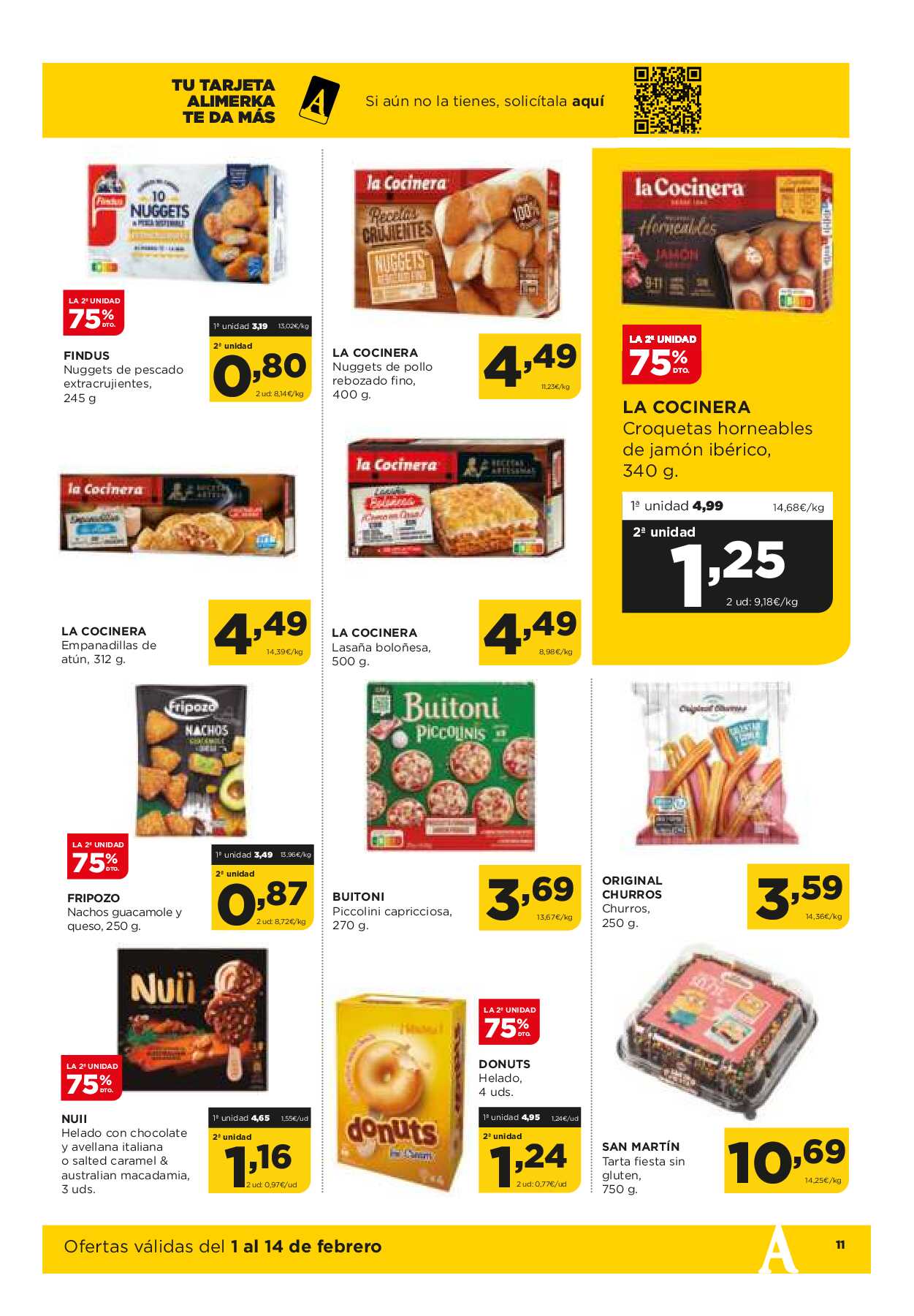 Folleto quincenal Alimerka. Página 11
