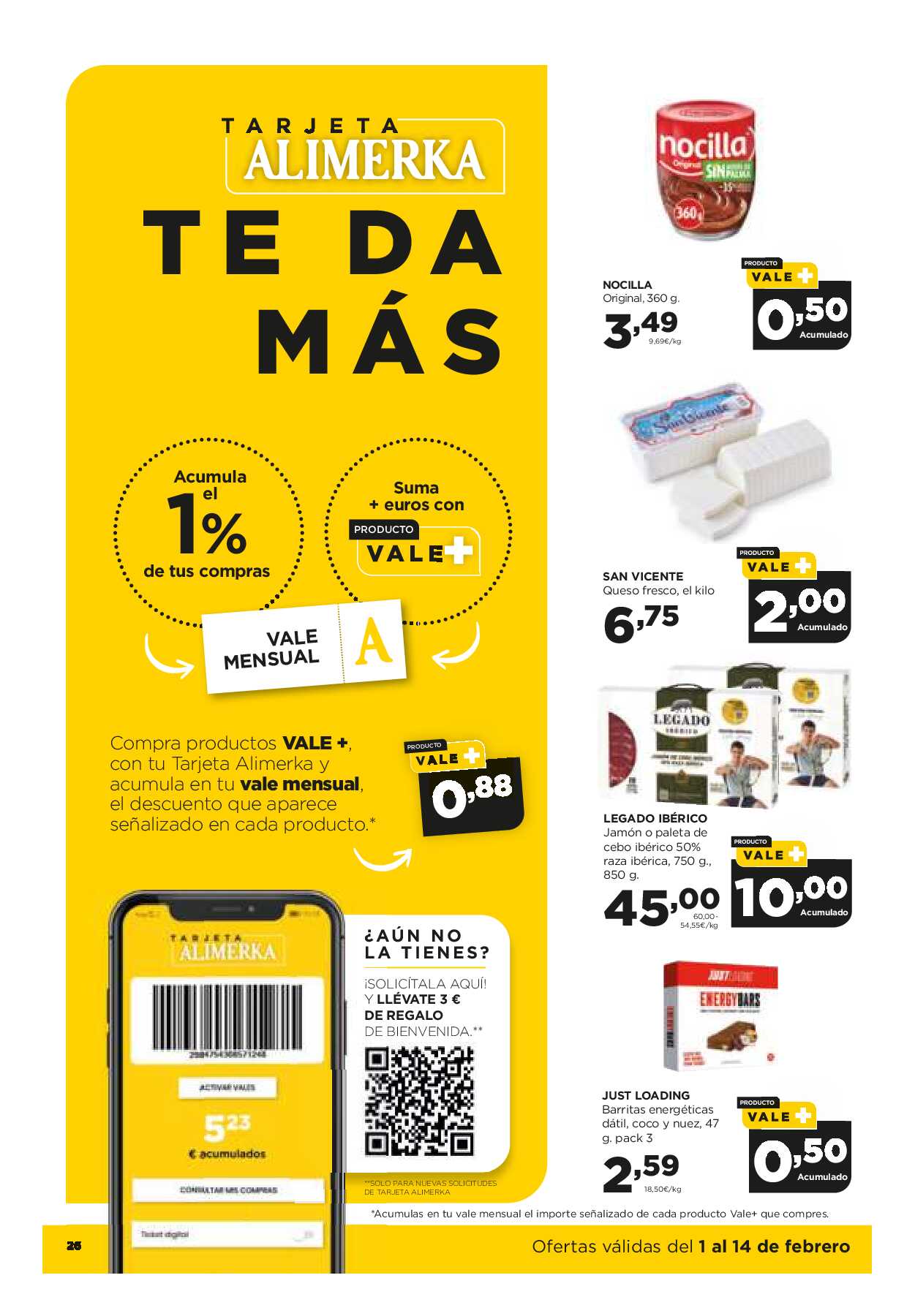 Folleto quincenal Alimerka. Página 26