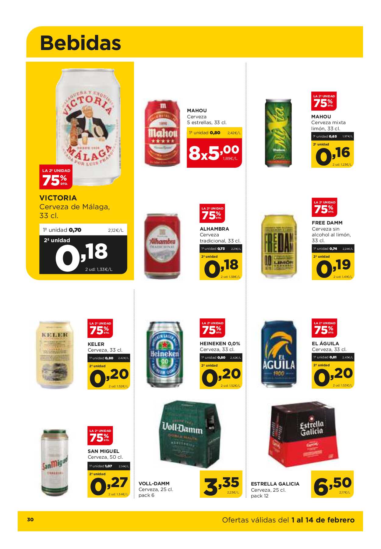 Folleto quincenal Alimerka. Página 30