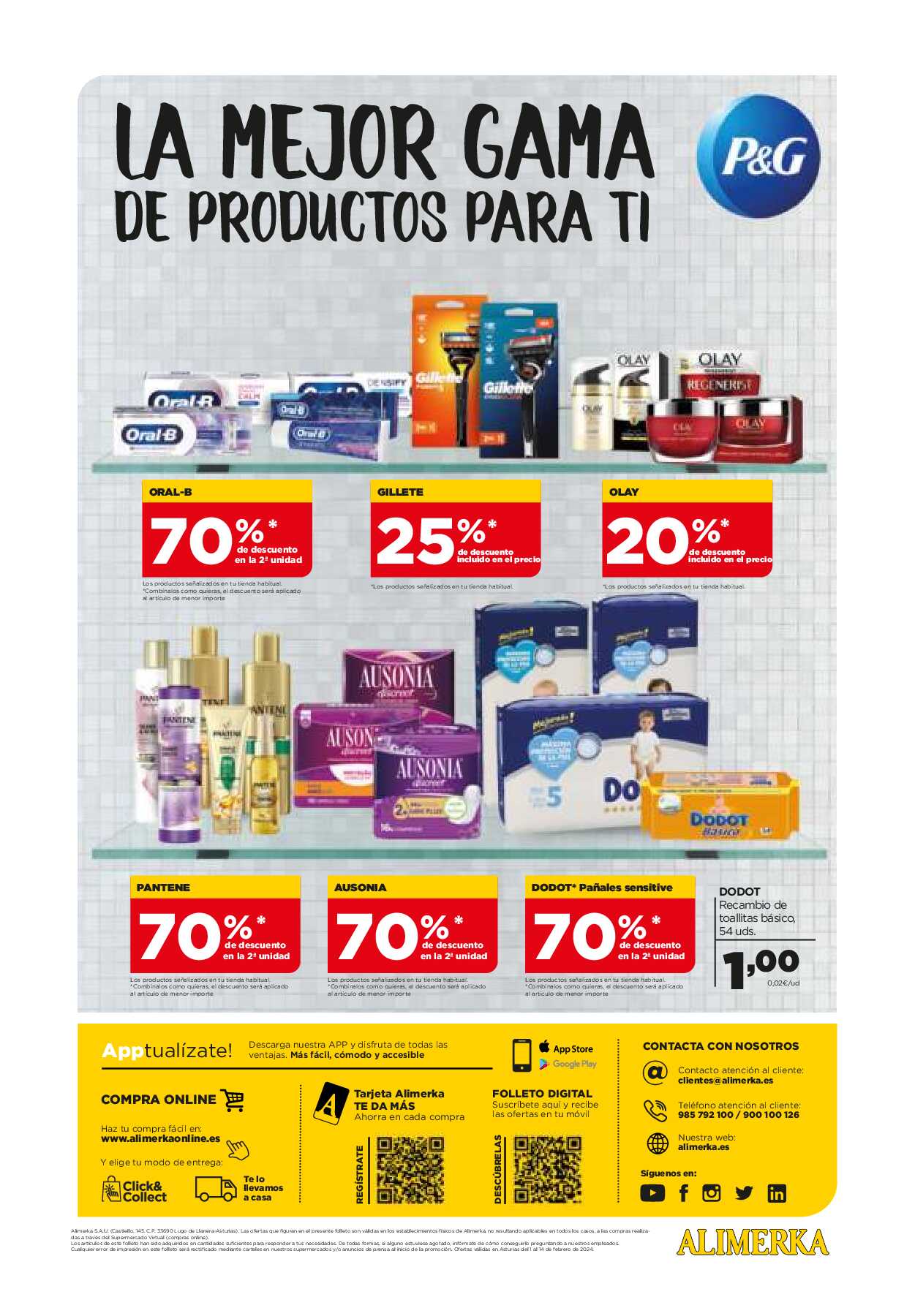 Folleto quincenal Alimerka. Página 40
