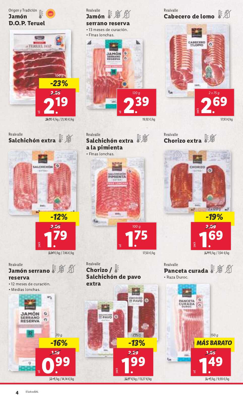 Folleto semanal Lidl. Página 04