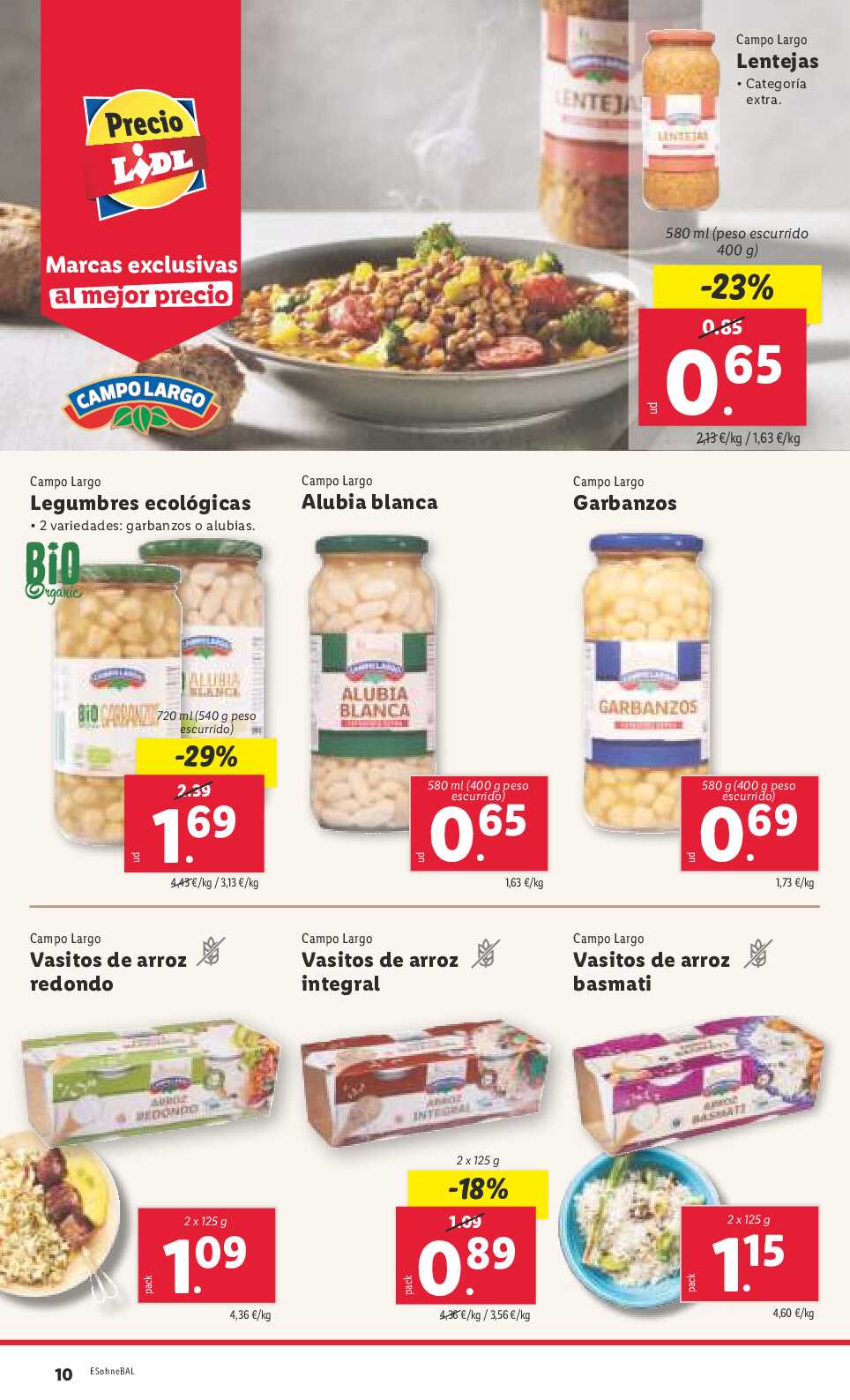 Folleto semanal Lidl. Página 10