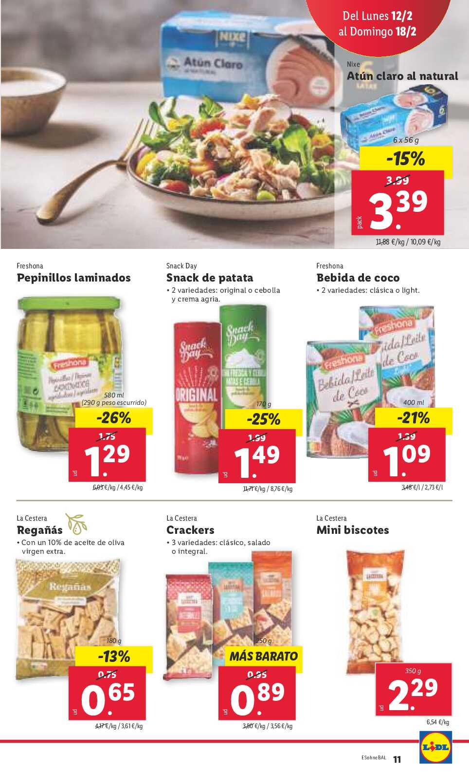 Folleto semanal Lidl. Página 11