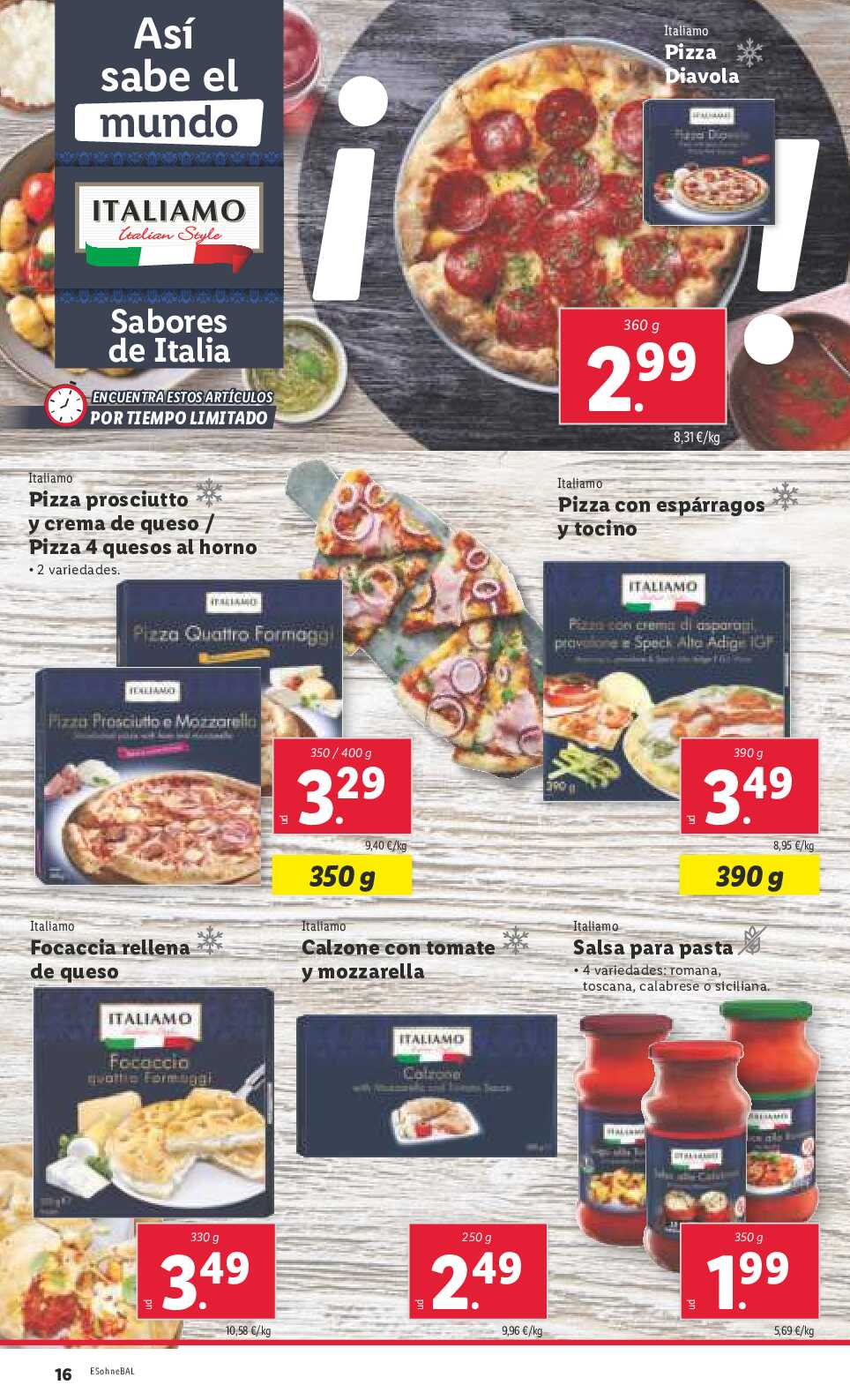 Folleto semanal Lidl. Página 16