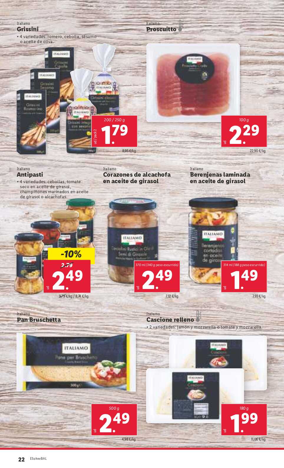 Folleto semanal Lidl. Página 22