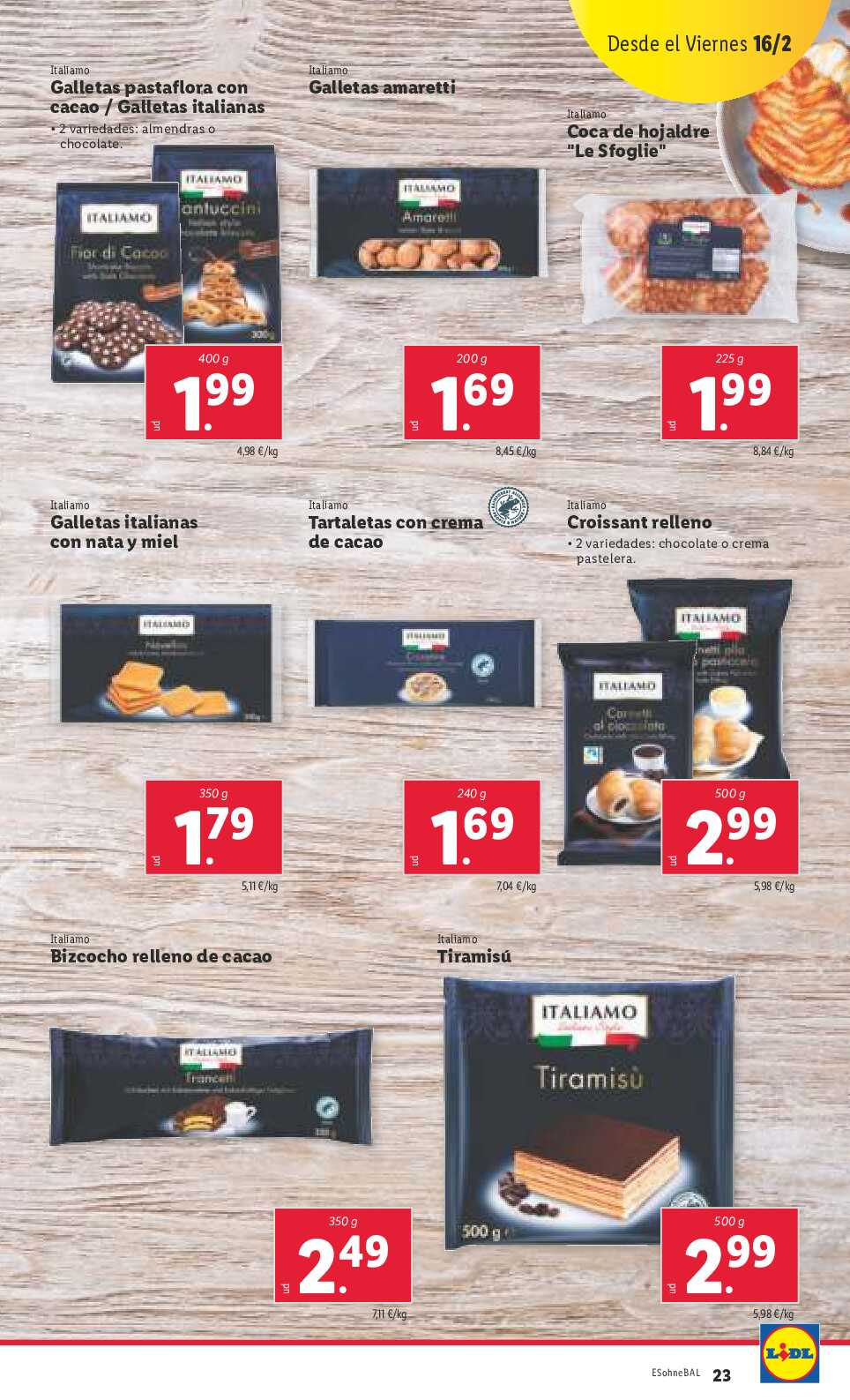 Folleto semanal Lidl. Página 23