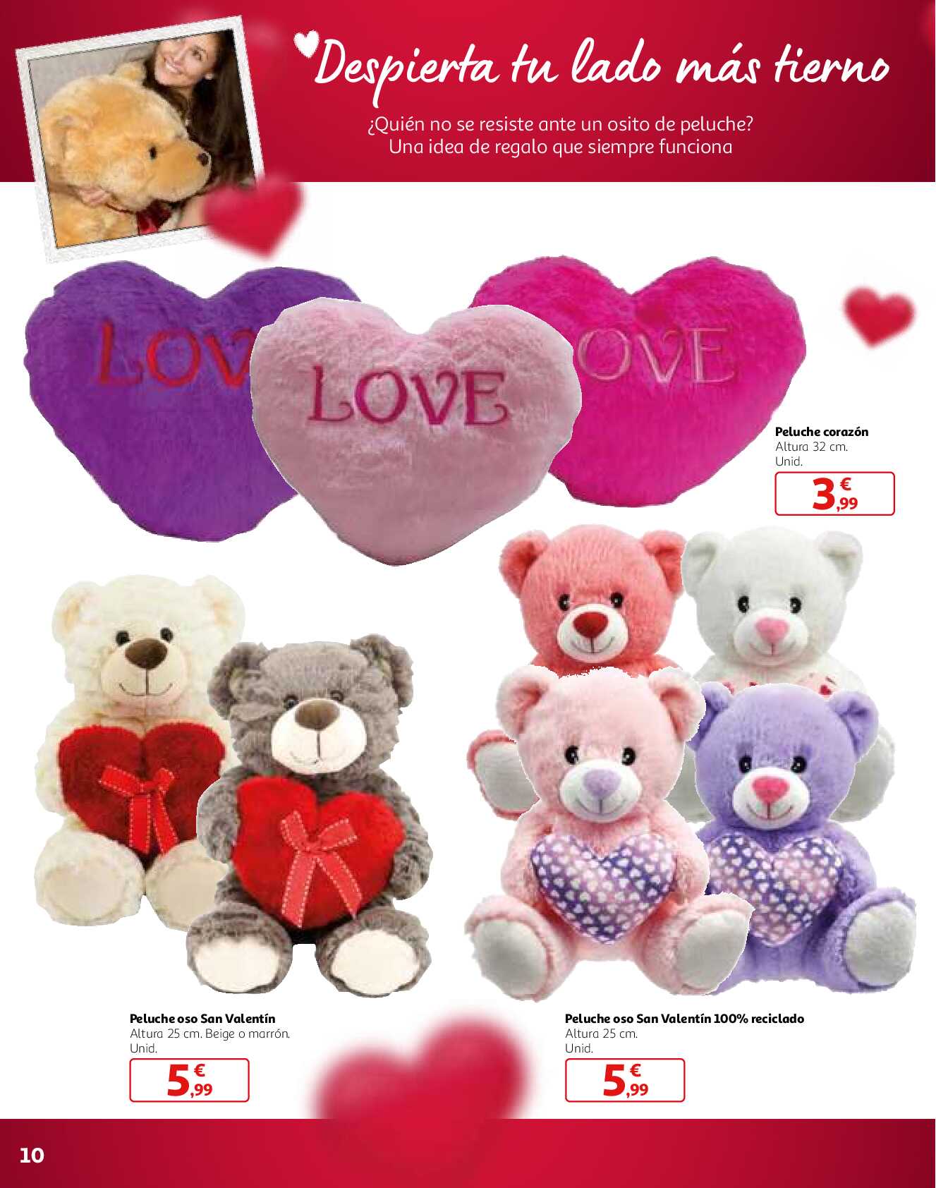 San Valentin te inspira el regalo Alcampo. Página 10