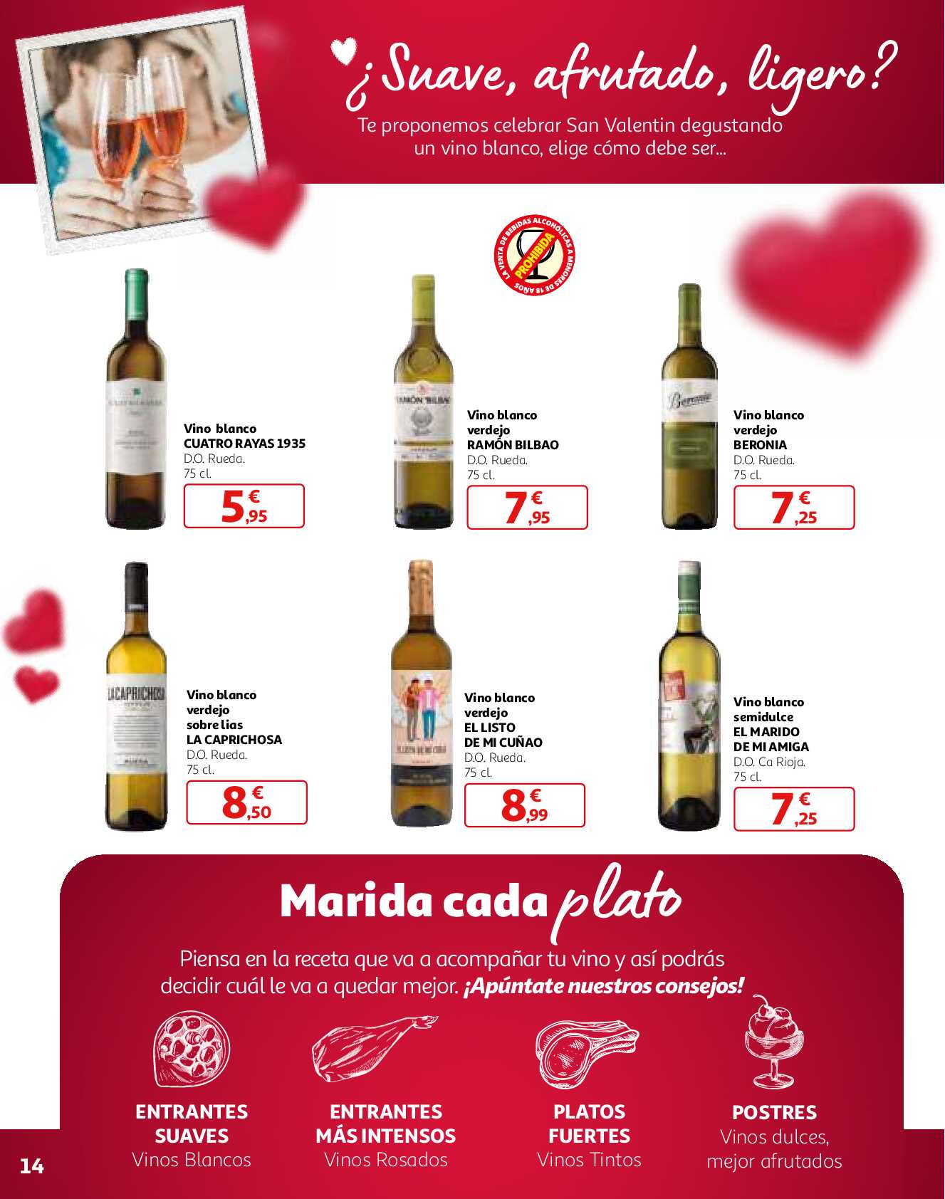 San Valentin te inspira el regalo Alcampo. Página 14