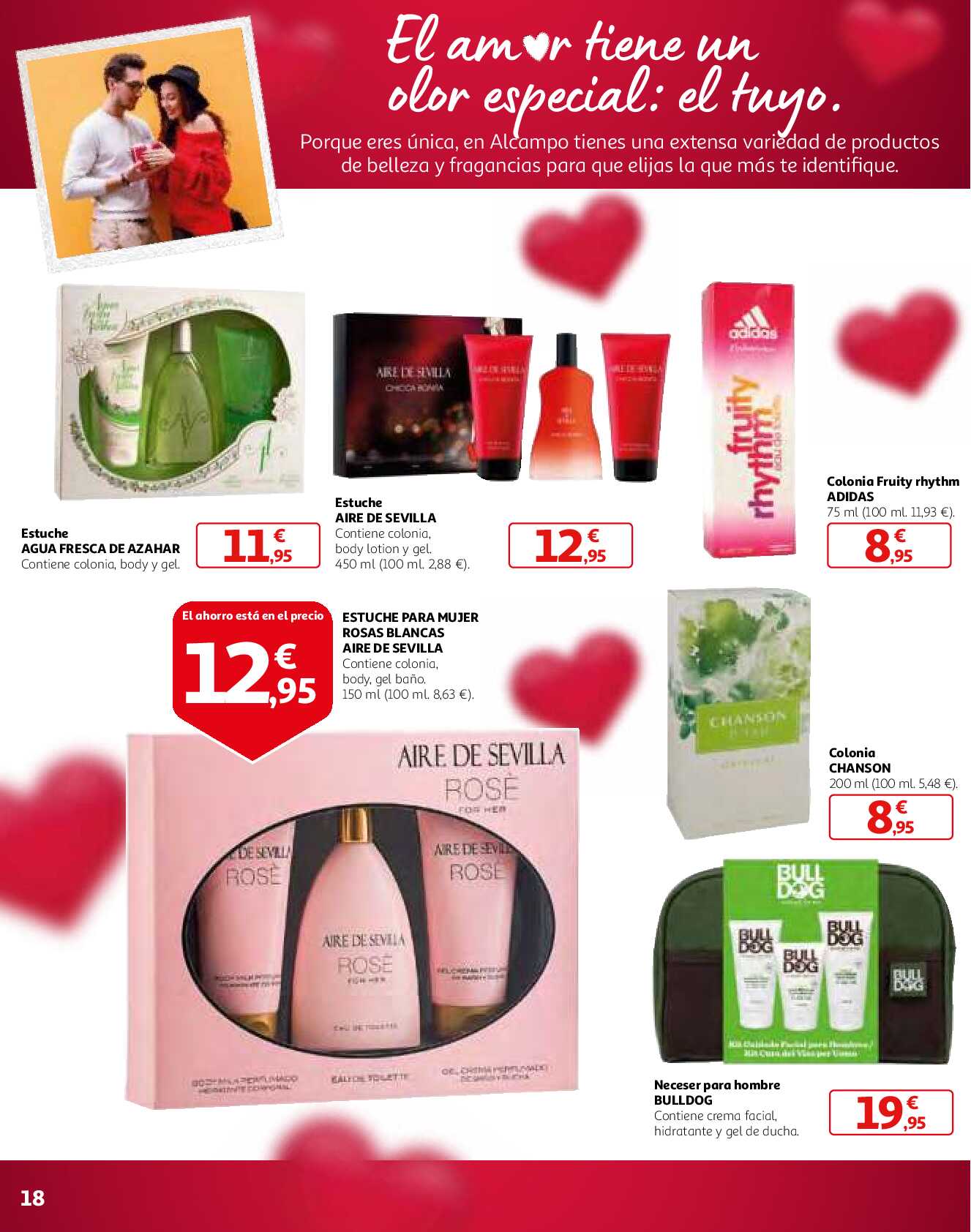 San Valentin te inspira el regalo Alcampo. Página 18