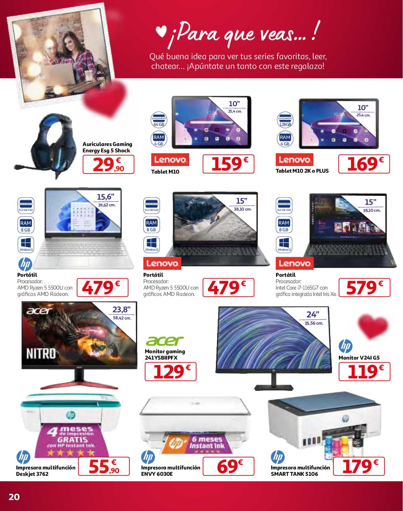 San Valentin te inspira el regalo Alcampo. Página 20