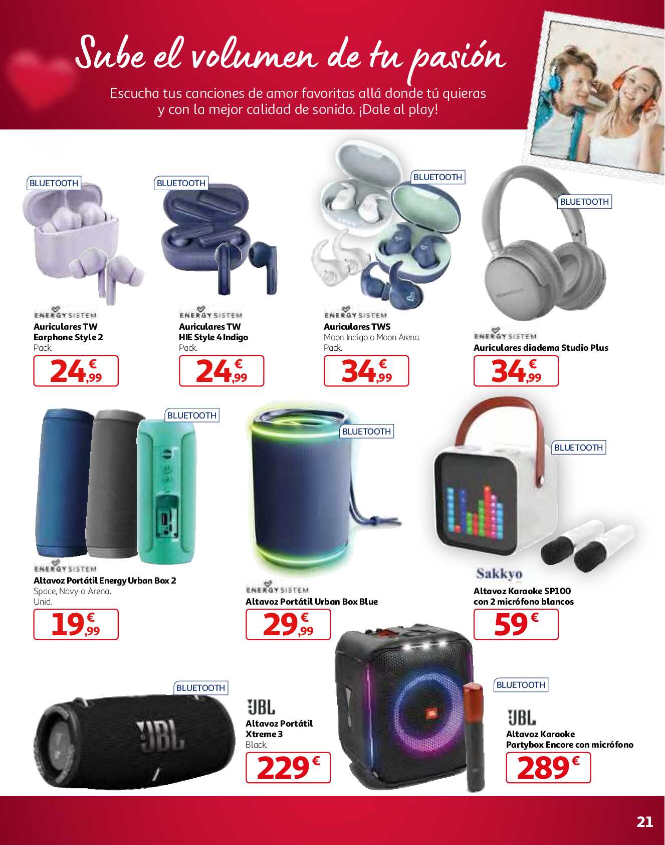 San Valentin te inspira el regalo Alcampo. Página 21
