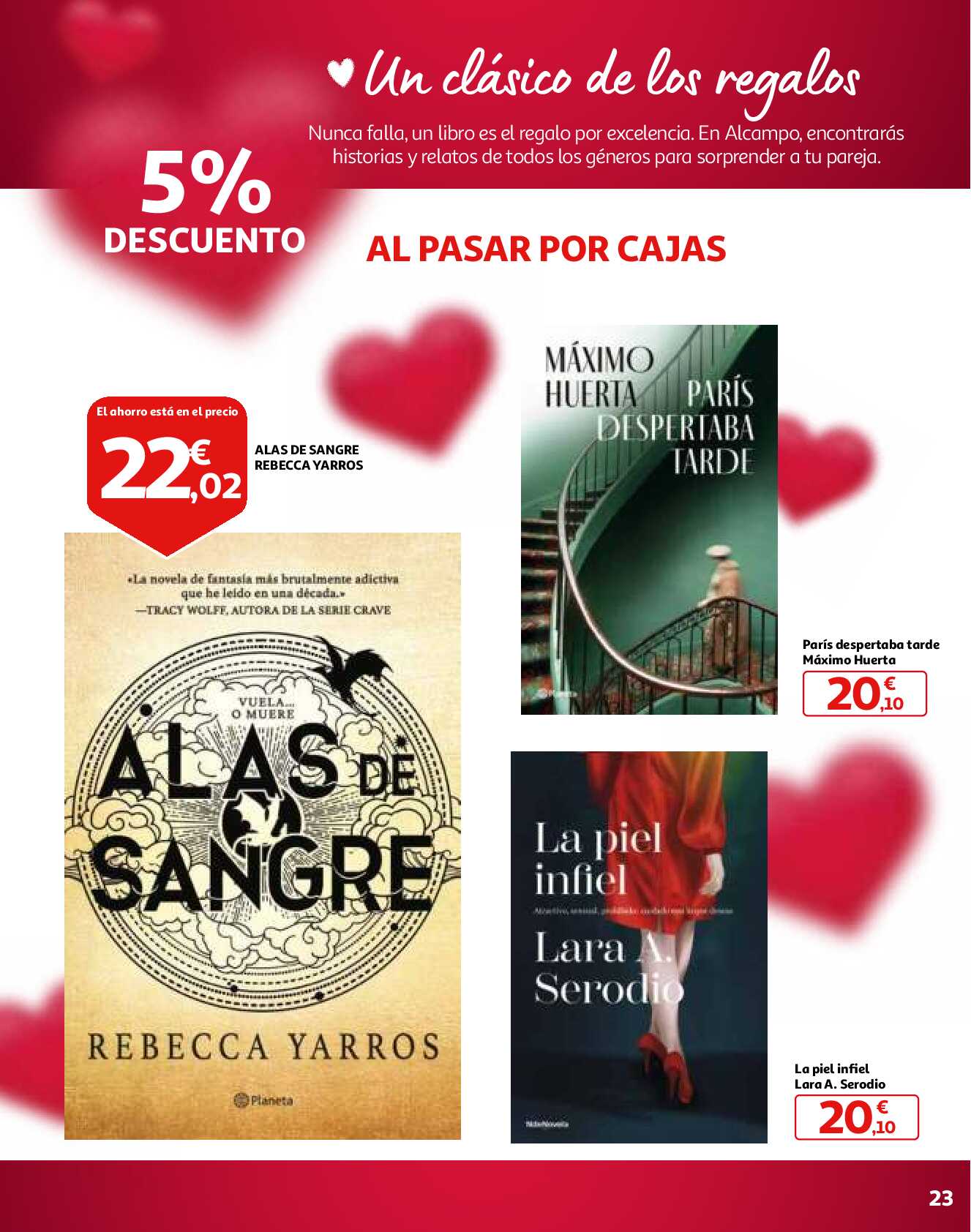 San Valentin te inspira el regalo Alcampo. Página 23